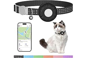 Cat Tracker Collar, Advanced GPS Pet Tracker for Cats (iOS Only)