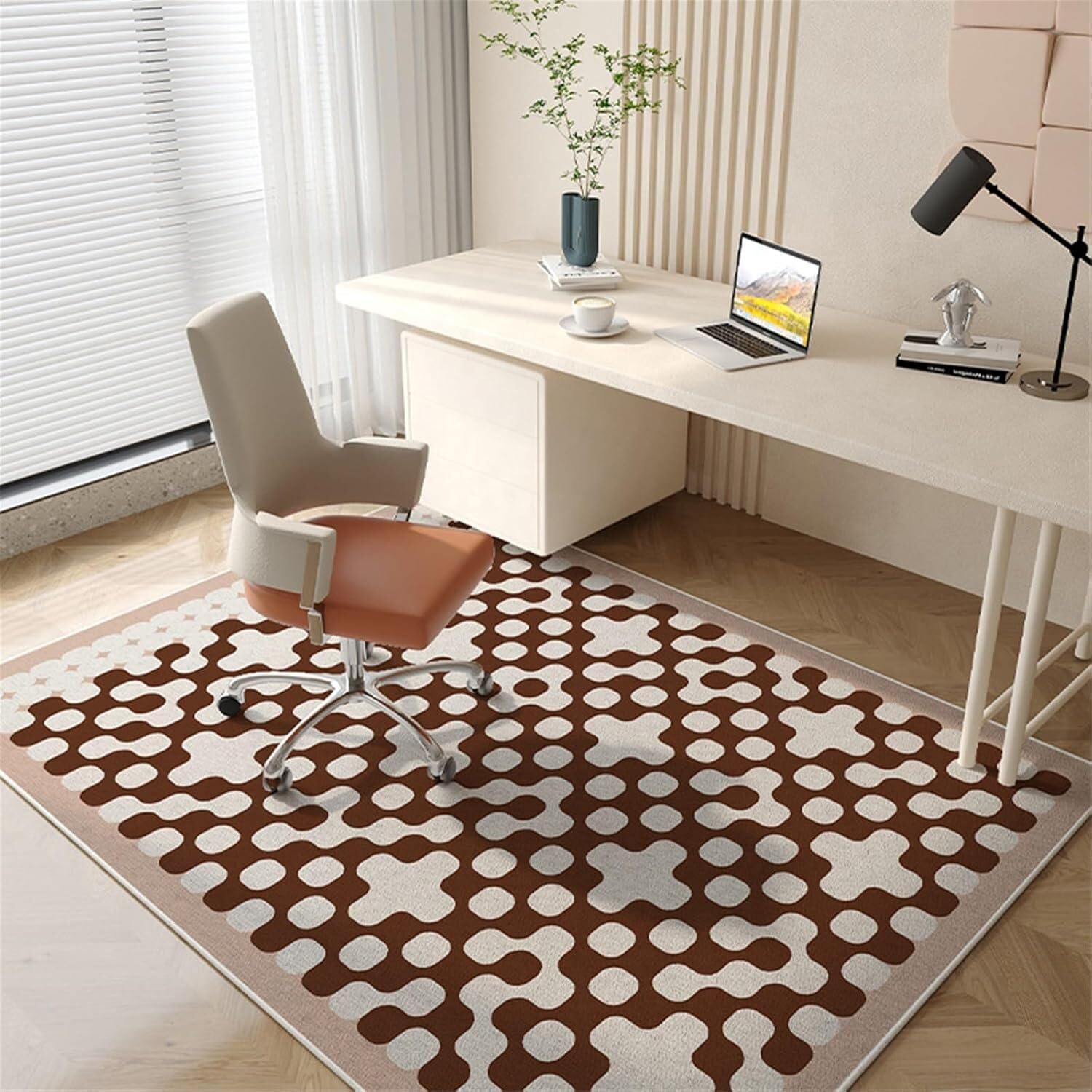 SSDDLZEQ Premium durable range Protective Mats For Hardwood Floors, Computer Chairs, Gaming Chairs, Chairs With Castors And Desks(Puzzle,80x160cm)