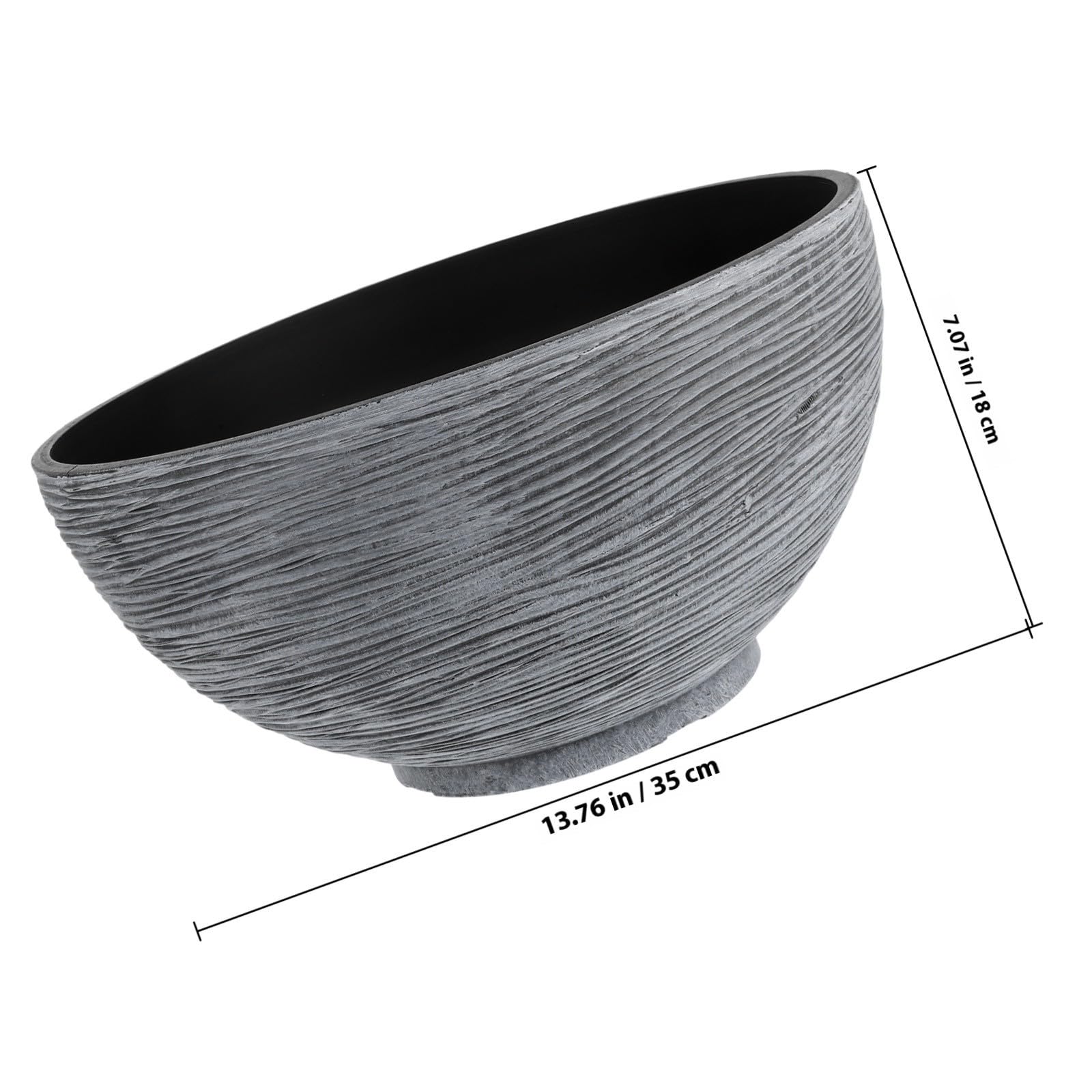 Vaso per Piante Idroponiche in Pp Leggero Design a Loto Finto per Piante Acquatiche Grande per Camera da Letto e Negozio