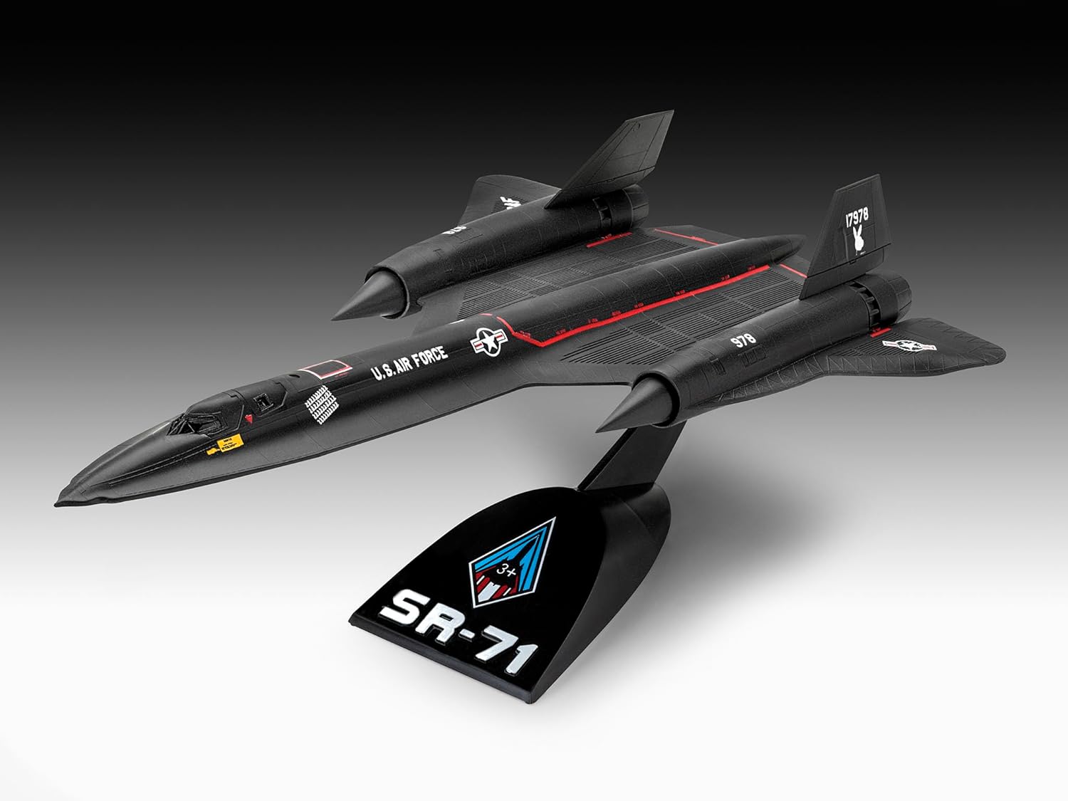 Revell Easy-Click 03652 Lockheed SR-71 1:110 Scale Unbuilt/Pre-Coloured/Click-Together (Non-Glue) Plastic Model Kit