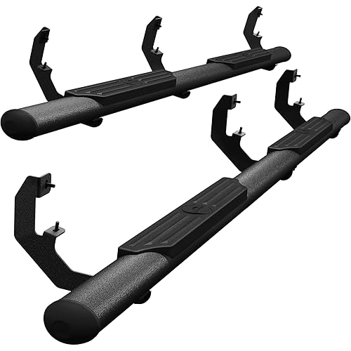 CLAMBER Running Boards for 2019-2026 Chevy Silverado/GMC Sierra 1500 Crew Cab, 2020-2026 2500HD 3500HD Crew Cab with 4 Full Size Doors - 3.5 Inches Side Step Rails Rock Sliders Nerf Bars