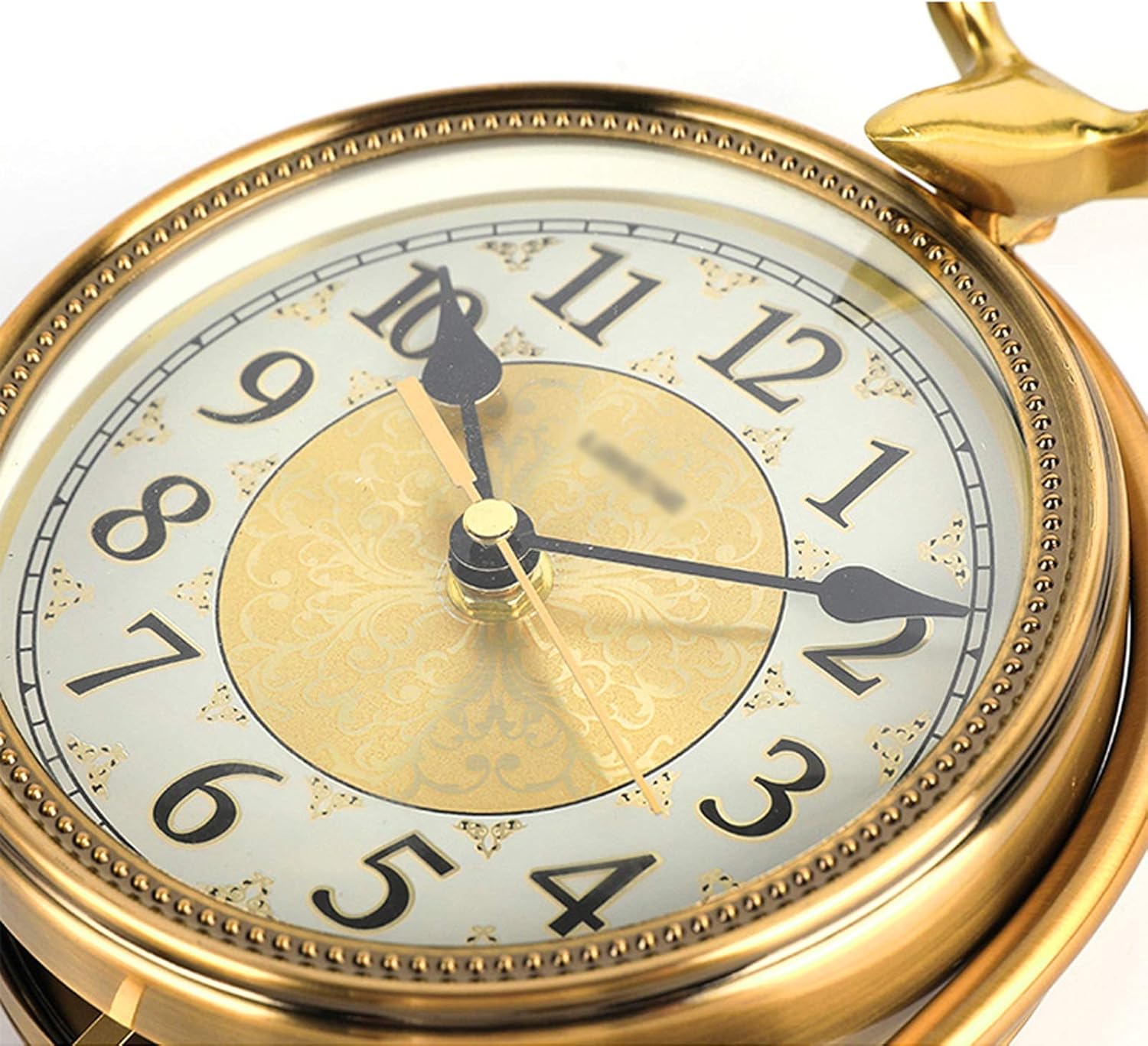 Desk Clock Home Metal Desk Clock Light Luxury Fashion Table Clock Ornament for Bedroom Living Room Office Decorative Mantel Clock