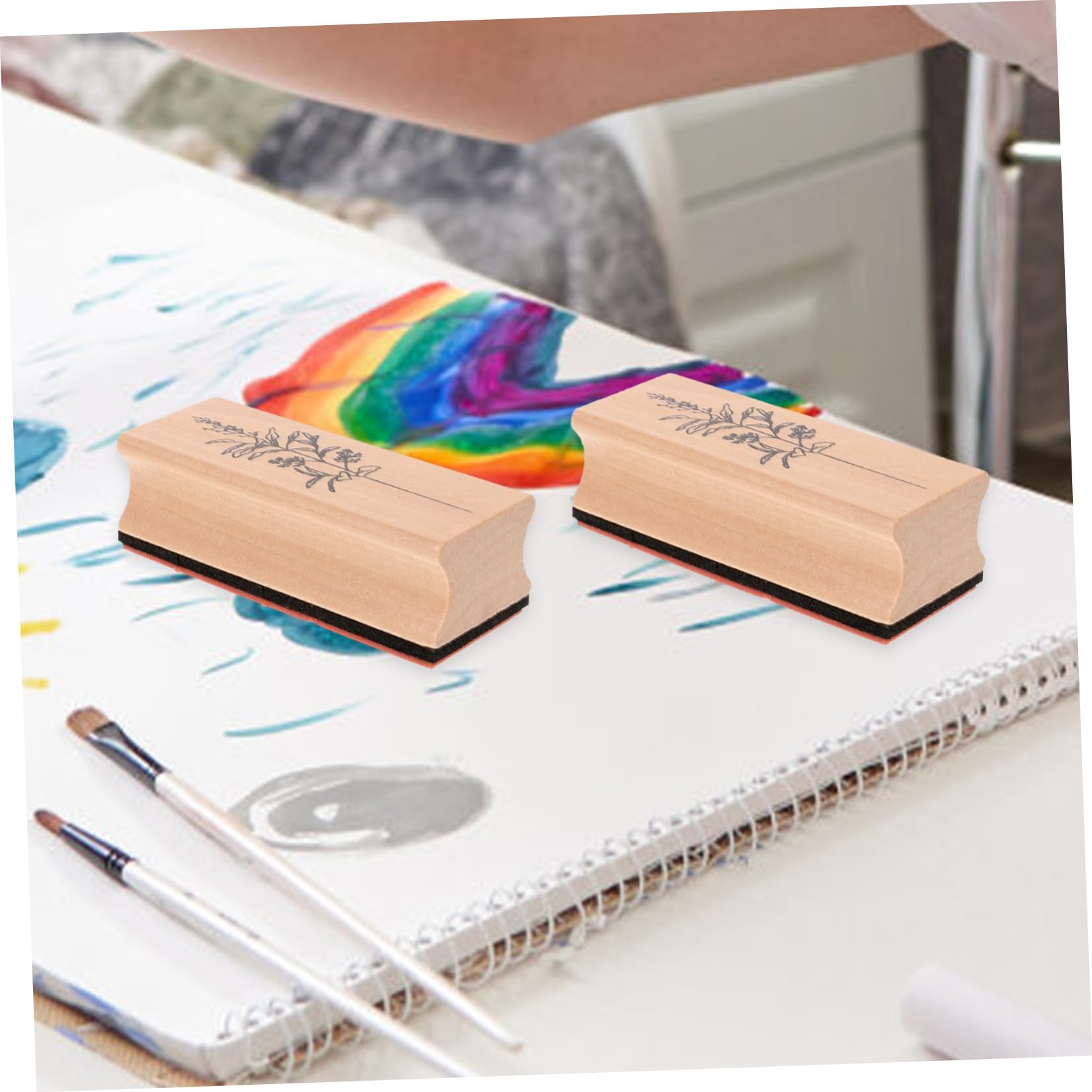 Gadpiparty 5 Sätze Kinderstempel Planerstempel Zahl Deko Namensstempel Tagebuchstempel Blockstempel Lehrbuchstaben Zum Bausatz Basteln Einfärben Drucken Buch Tagebuch Stempel 8 Stück * 5