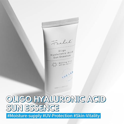 Miniatura 4 de Blanc Doux Oligo Ácido hialurónico UVA UVB Sun Essence Airy Touch 1.35 Oz SPF 50+ PA++++ Base de maquillaje segura para arrecifes Protector solar