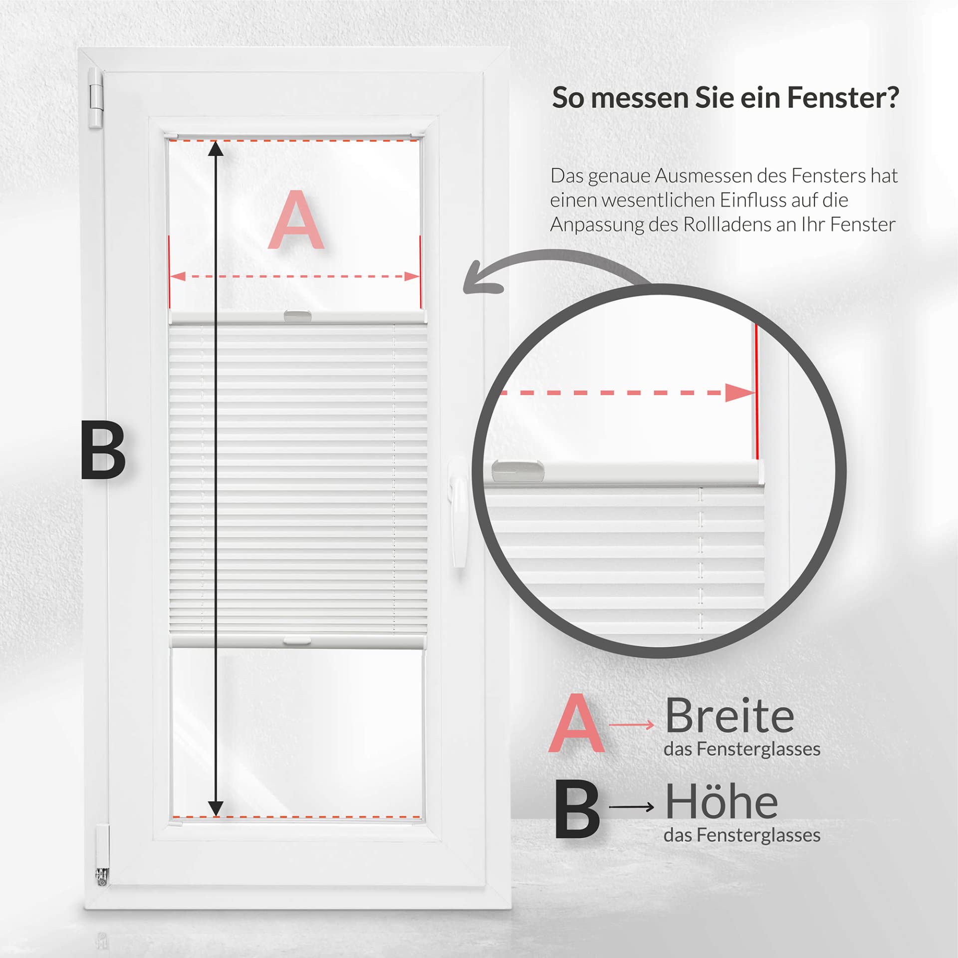 Doppia Plissettata Tenda a Nido d'Ape con Foratura Oscurante Termica Tenda Plissettata Personalizzabile Altezza 50-149 cm