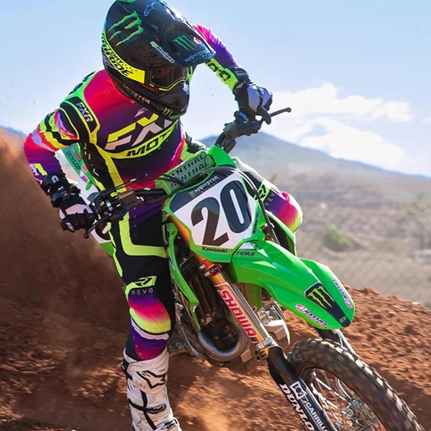 BDZD] バイク用ジャケット・パンツセット 上下セット モトクロス