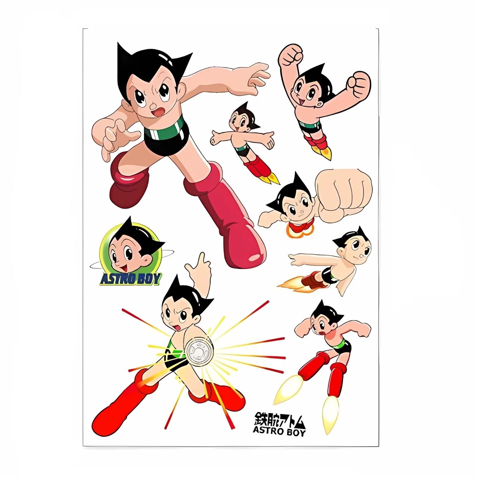 Amazon.co.jp: ACCDKAB(まこ)鉄腕アトム 車のステッカー 漫画 シール