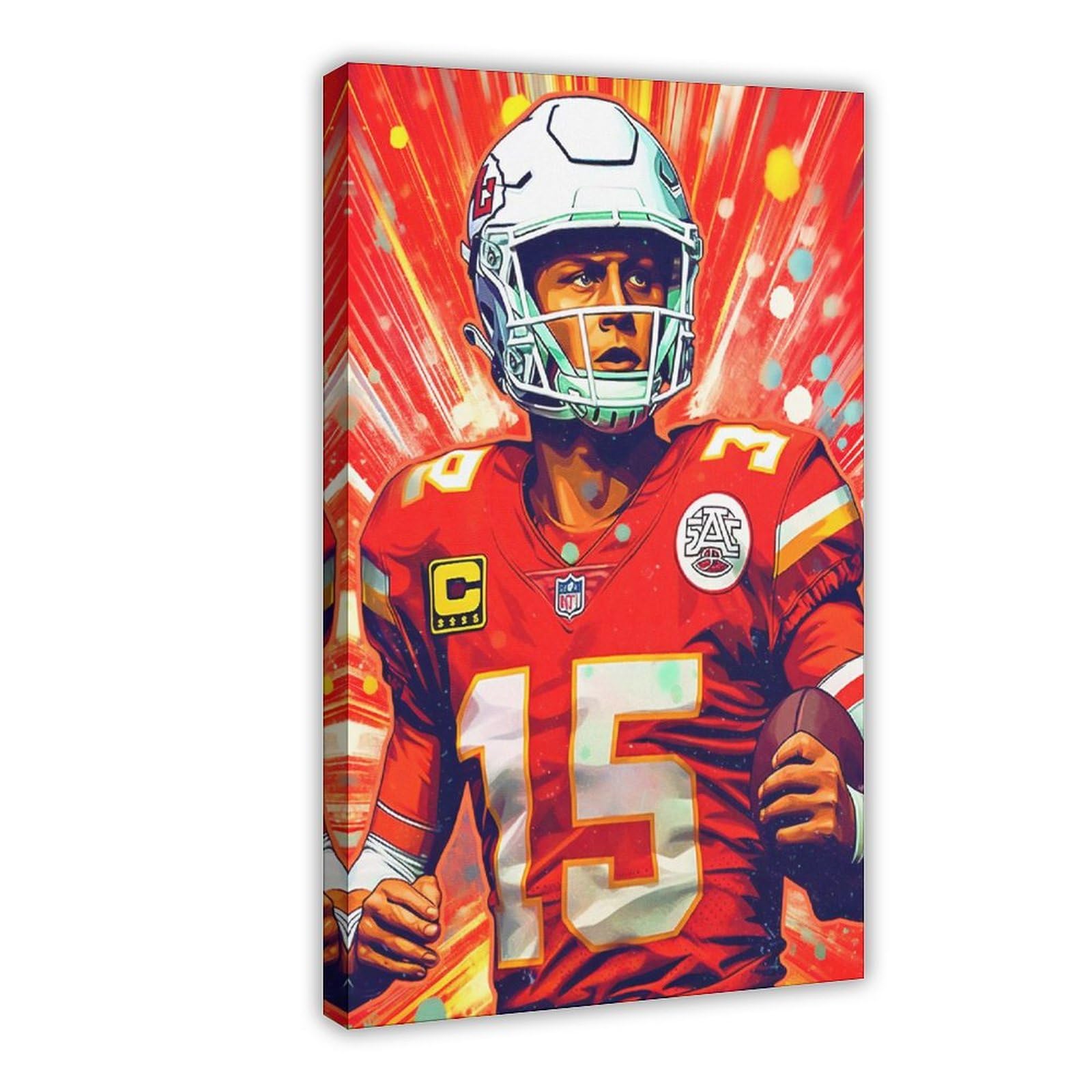 マホームズ 額ポスター Amazon.co.jp: Patrick Mahomes ポスター フットボール 写真