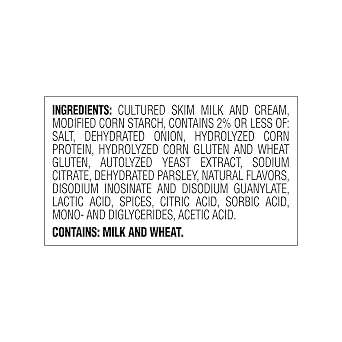 Utz Creamy Onion Dip, 8.5 oz