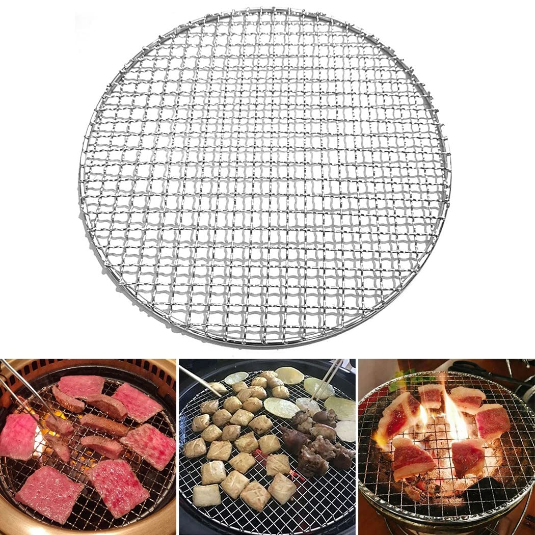 grill， Drut ze stali nierdzewnej Okrągły grill Siatka druciana Stojaki