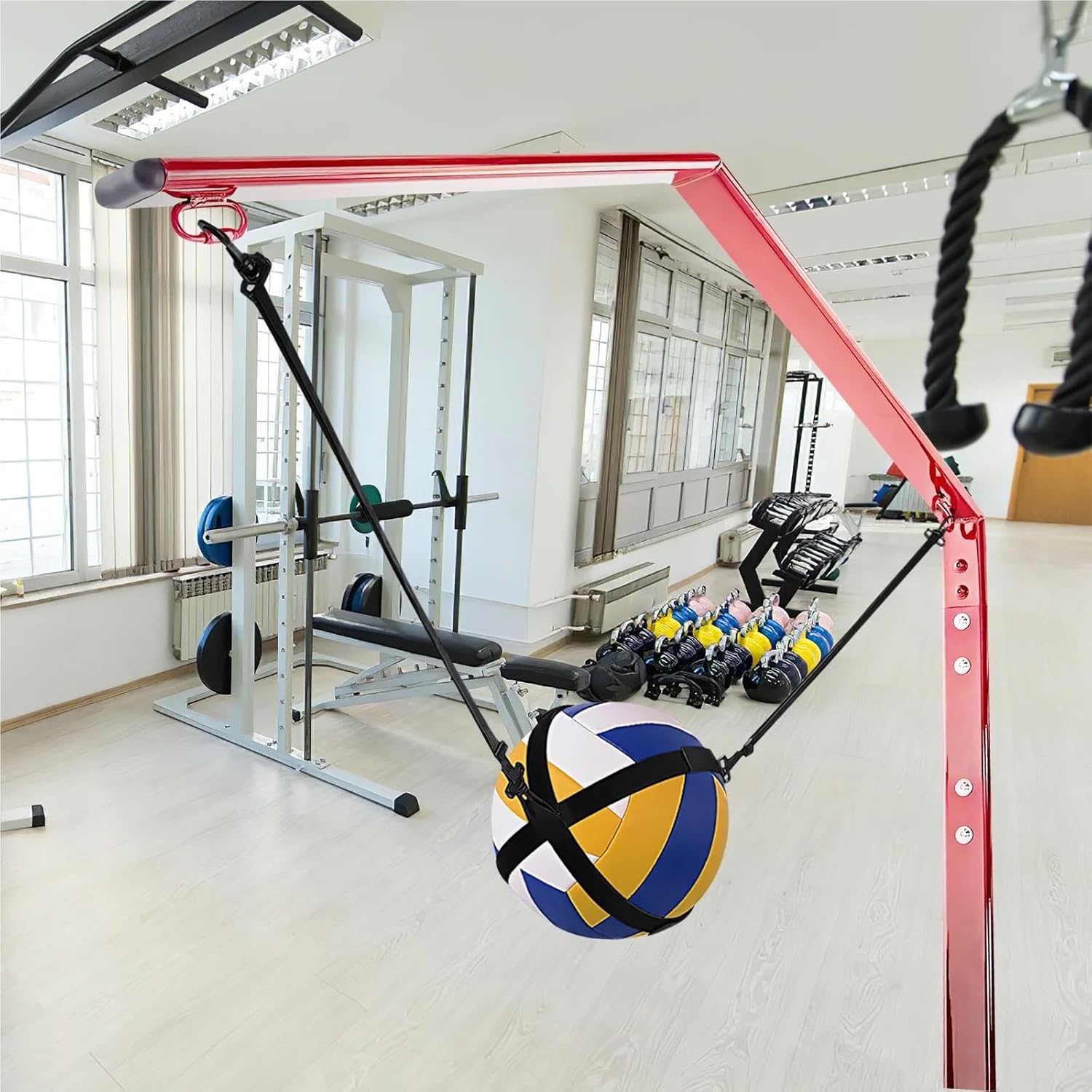 Volleyball Spike Trainer 1Set Volleyball Spike Trainer Adjustable Cord Versatile Training Tool Suitable Beginners Advanced Athletes