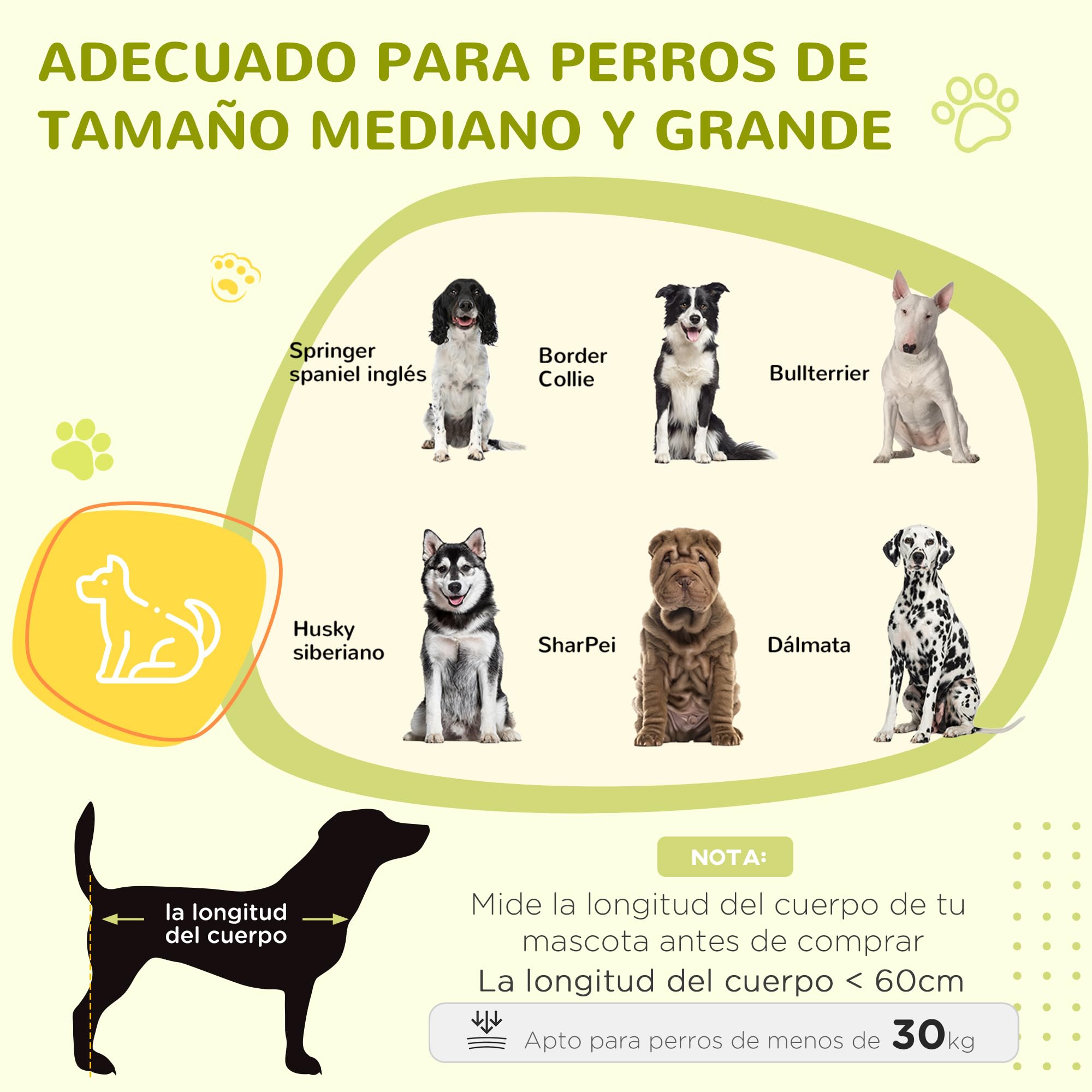PawHut Jaula para Perros Jaula para Perros Grandes con Tapa Superior Abatible Soporte de Cuenco Bandeja Extraíble Ruedas y Puerta Doble Desmontable 92x62x73 cm Negro