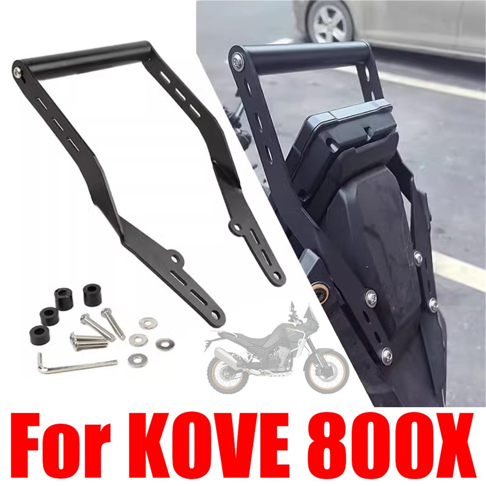 Motocicleta GPS Soporte De Navegación Compatible con KOVE 800X Compatible con COLOVE 800 ADV Rally Pro Soporte para teléfono móvil de motocicleta Soporte de navegación GPS Soporte de teléfono móvil