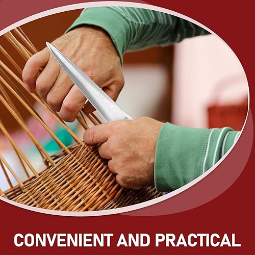 Miniatura 5 de Happyyami Herramienta de ratán Pry muebles Reparación Pick Wicker Rattan Pick Herramienta de reparación de ratán Herramienta de tejido de mimbre Kit