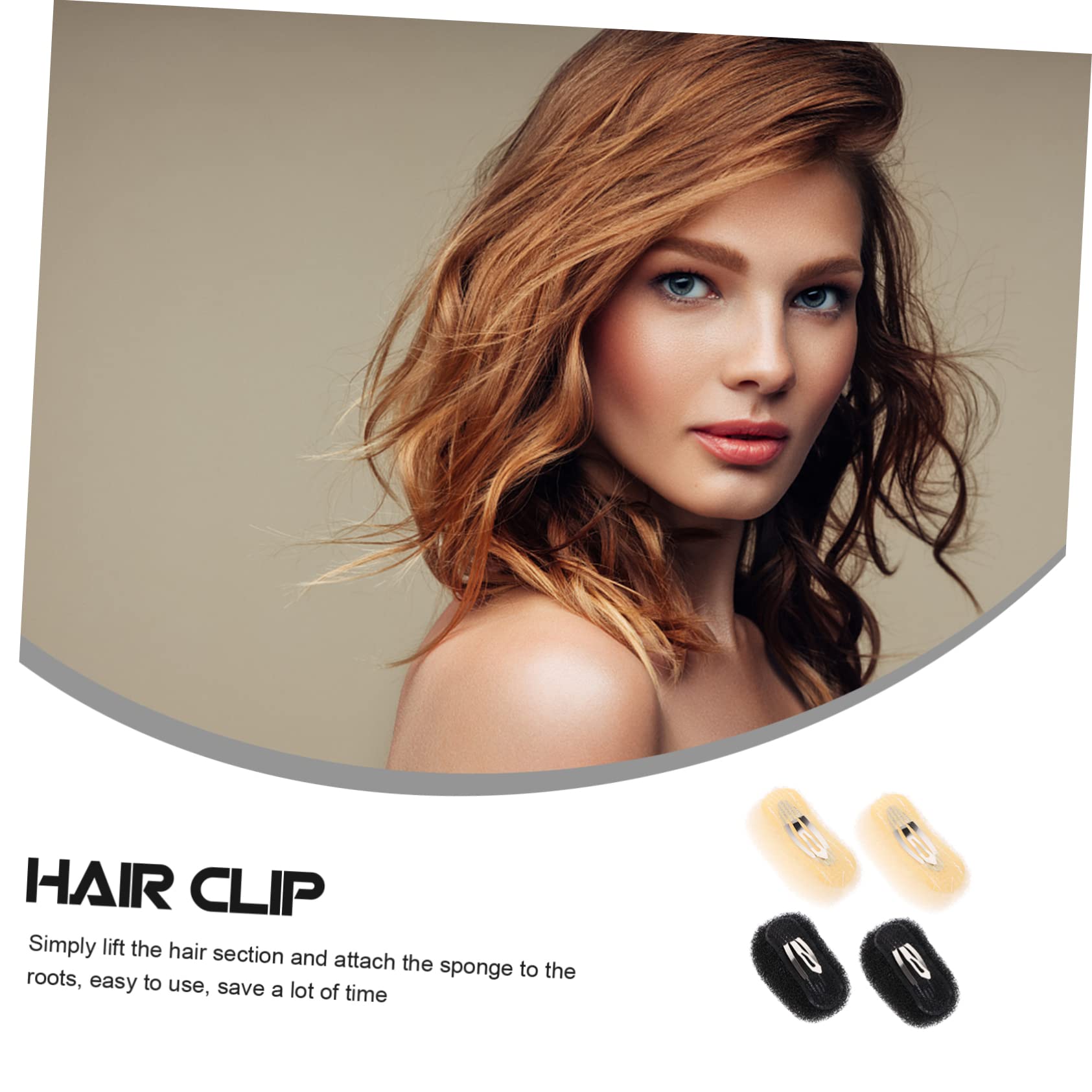 Healeved 20stücke Wiederverwendbare Haarklammern Für Atmungsaktive Haarpolster Für Volumen Für Verschiedene Frisuren Ponytail Und Gemischten Farben