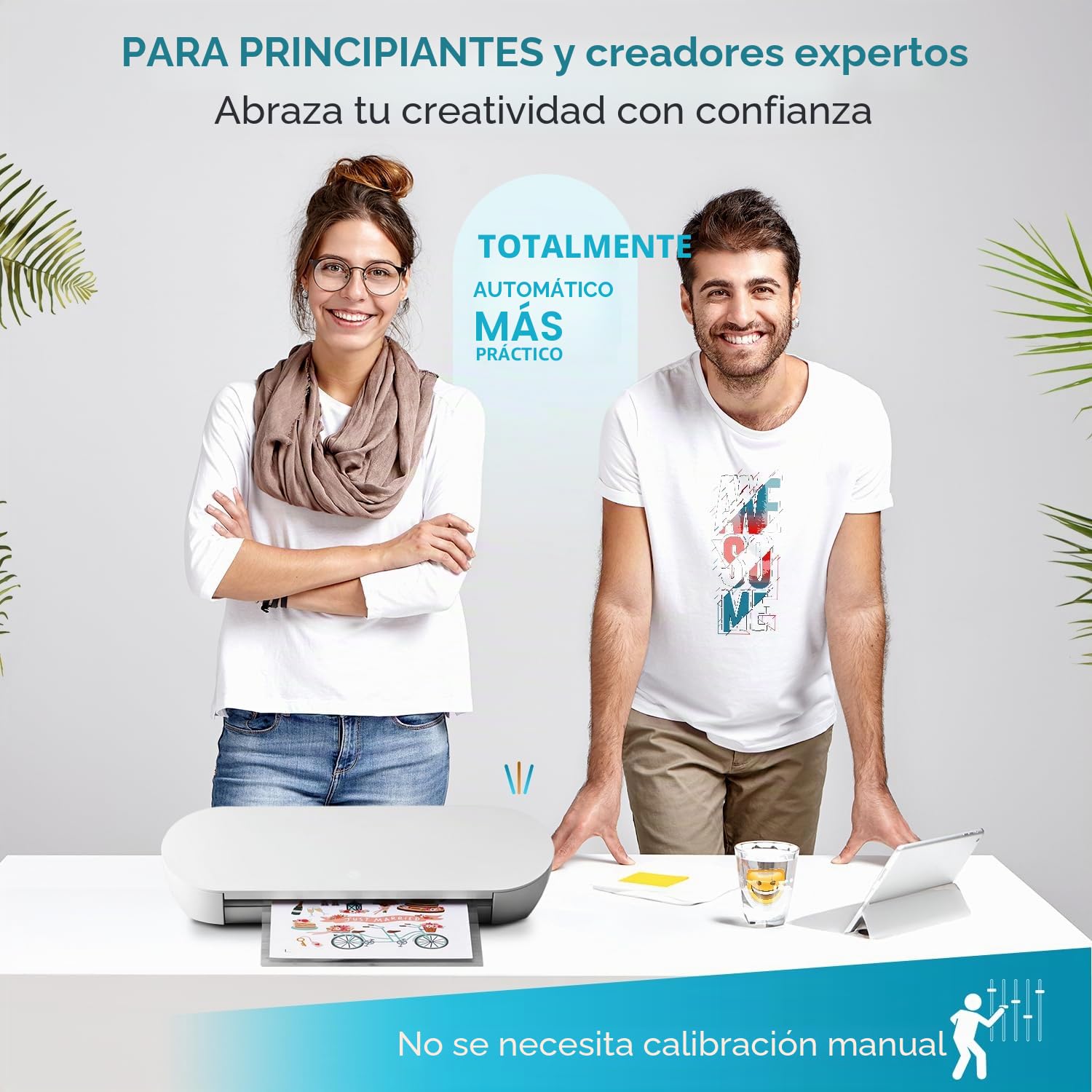Silhouette America Portrait 4 - Máquina de corte de vinilo, paquete de inicio, cortador de precisión de 9 pulgadas con software de edición de diseñador, 24 hojas de vinilo Oracle, kit de herramientas