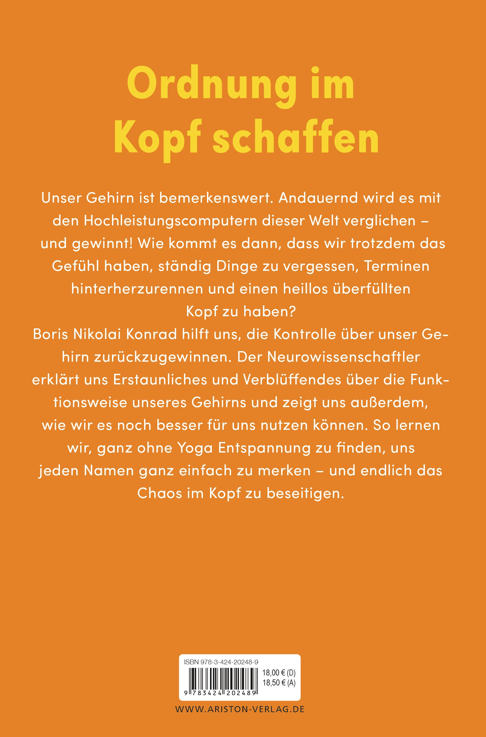 Mehr Platz im Gehirn: Entspannt mit der Informationsflut und dem modernen Leben umgehen - Vom Gedächtnisweltmeister erklärt