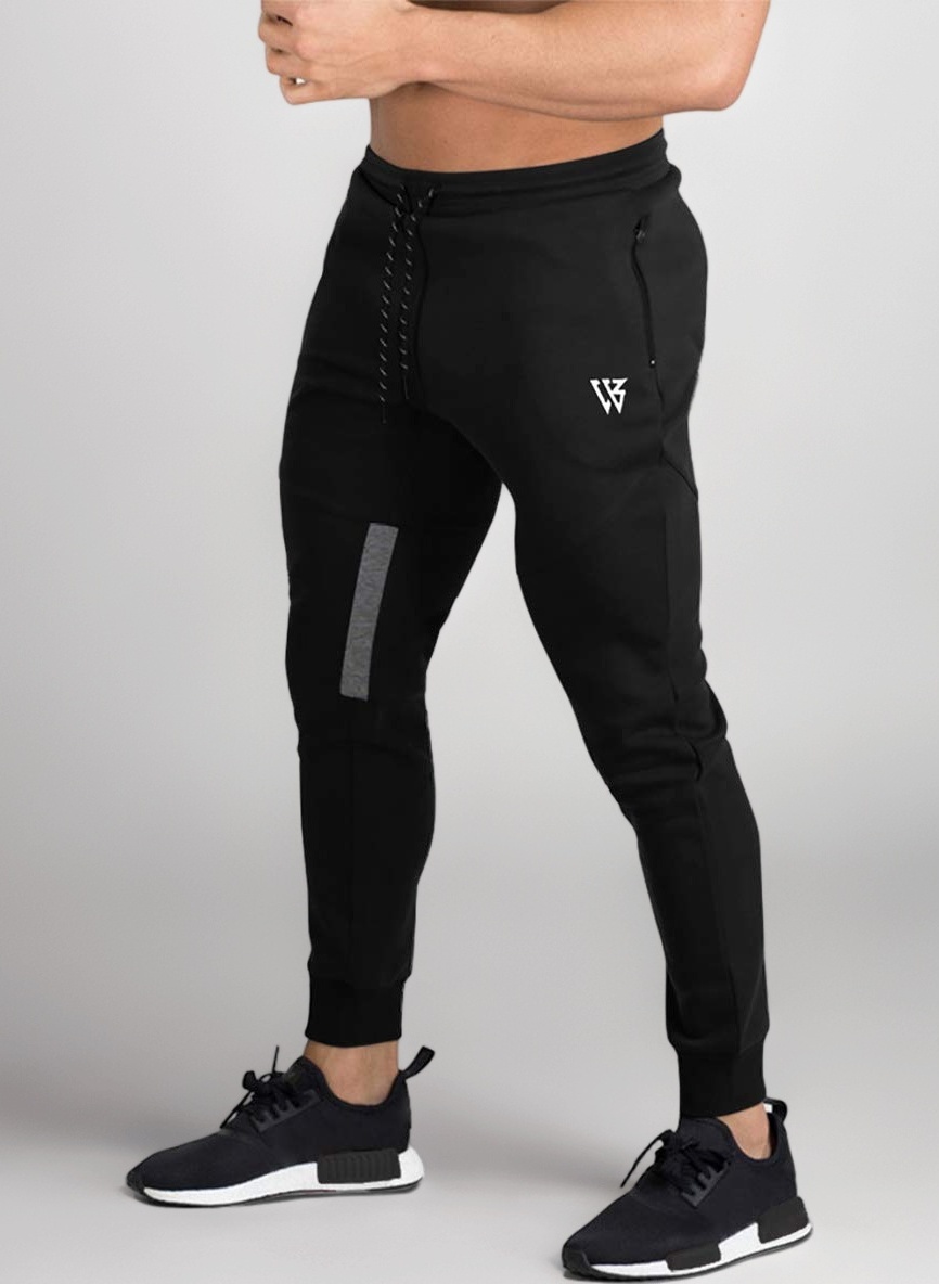 Mens Vertex Gym Trousers, Slim Fit Tracksuit Jogging Bottoms Running Joggers Sports Sweat Pants