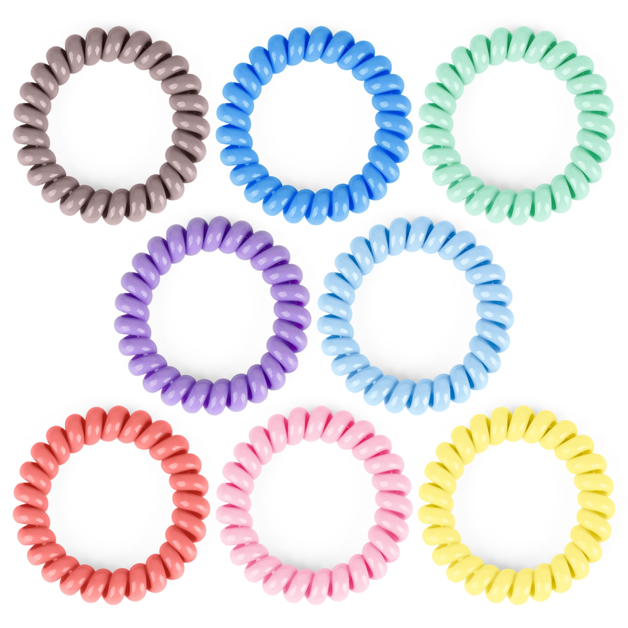 Sensory Fidget Bracelets for Boys and Girls, 8 Pack Stretchy Coil Bracelet Fidget Toys for Kids with Autism ADHD SPD or Special Needs