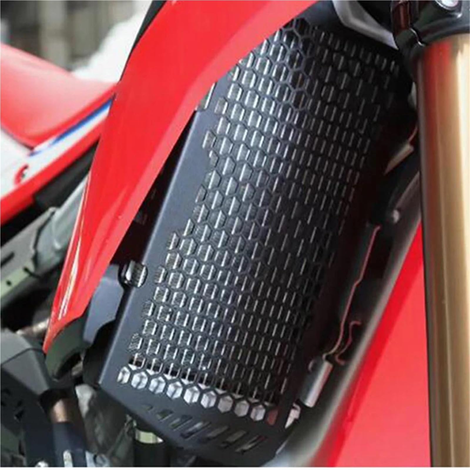 Ochrona chłodnicy motocyklowej Osłona Ochronna Chłodnicy Motocykla Osłona Grilla Osłona Grilla Do HONDA CRF300L CRF300 CRF 300 L 300L 2021-2025 Kratki motocyklowe(Black B)