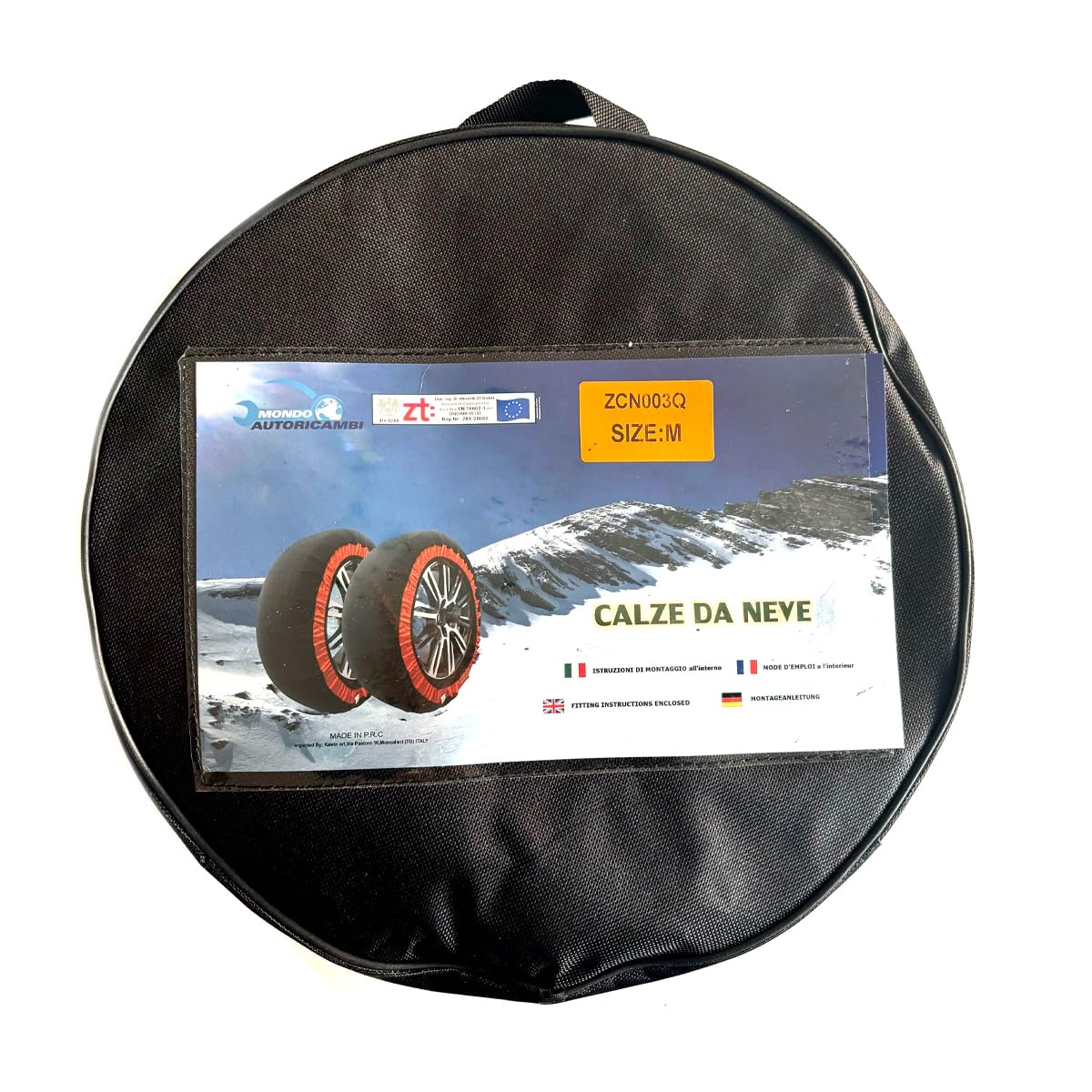 Calze da Neve Omologate EN16662-1:2020 | 195/55-16 | 195 55 R16 | 195 55 16