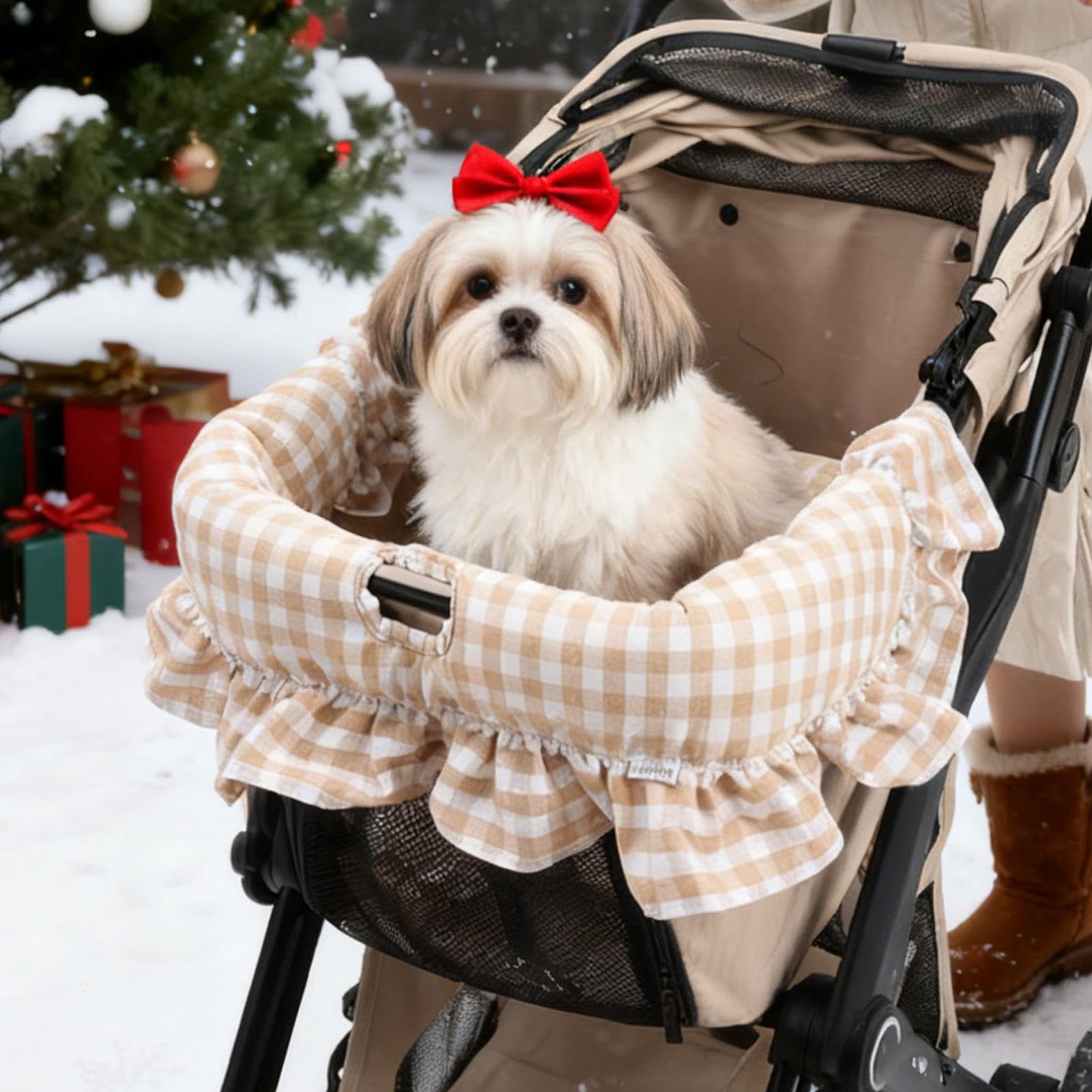 Tappetino Passeggino Per Cani Morbidi Rimovibili Lavabili Per Trasportino | Cuscino Per Bordo Del Passeggino Per Animali Domestici Per Viaggi E Passeggiate