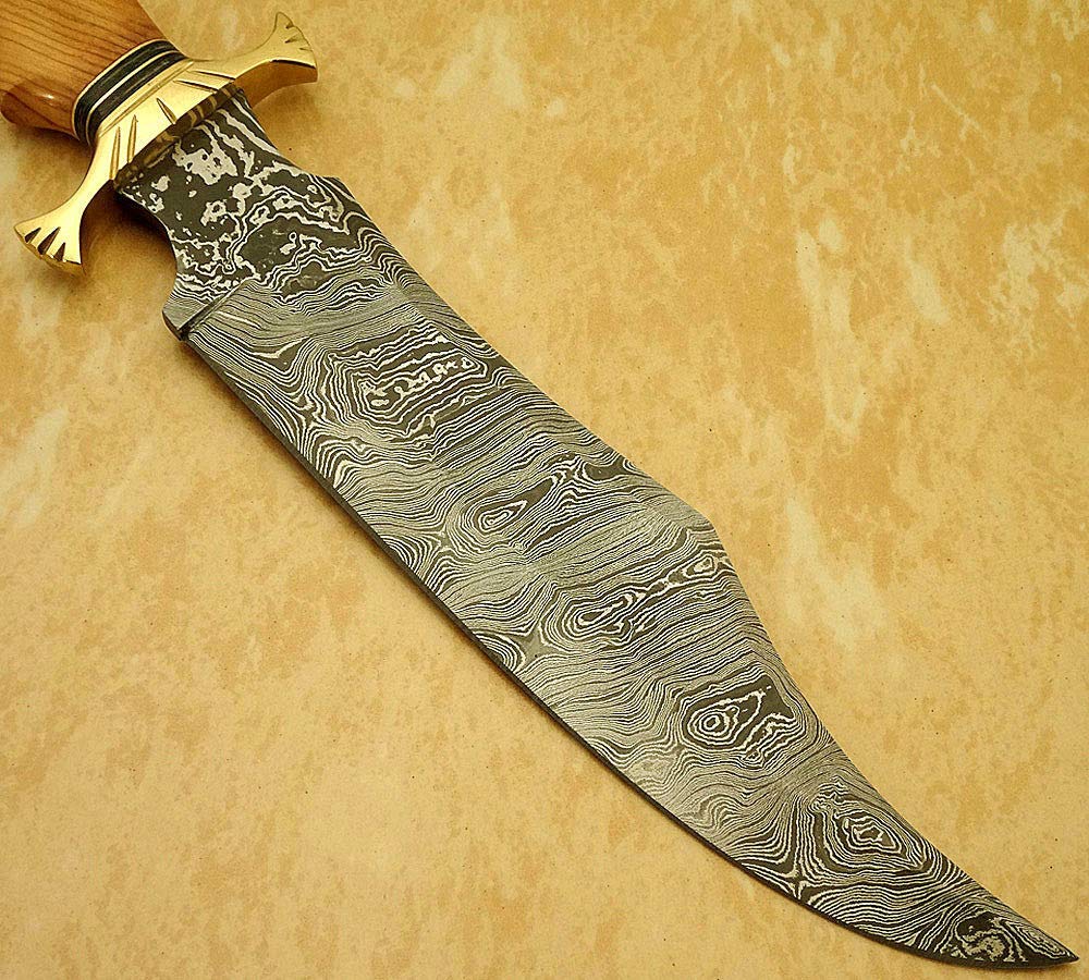 KE-0213-HK Custom Handmade Damascus Knives-13