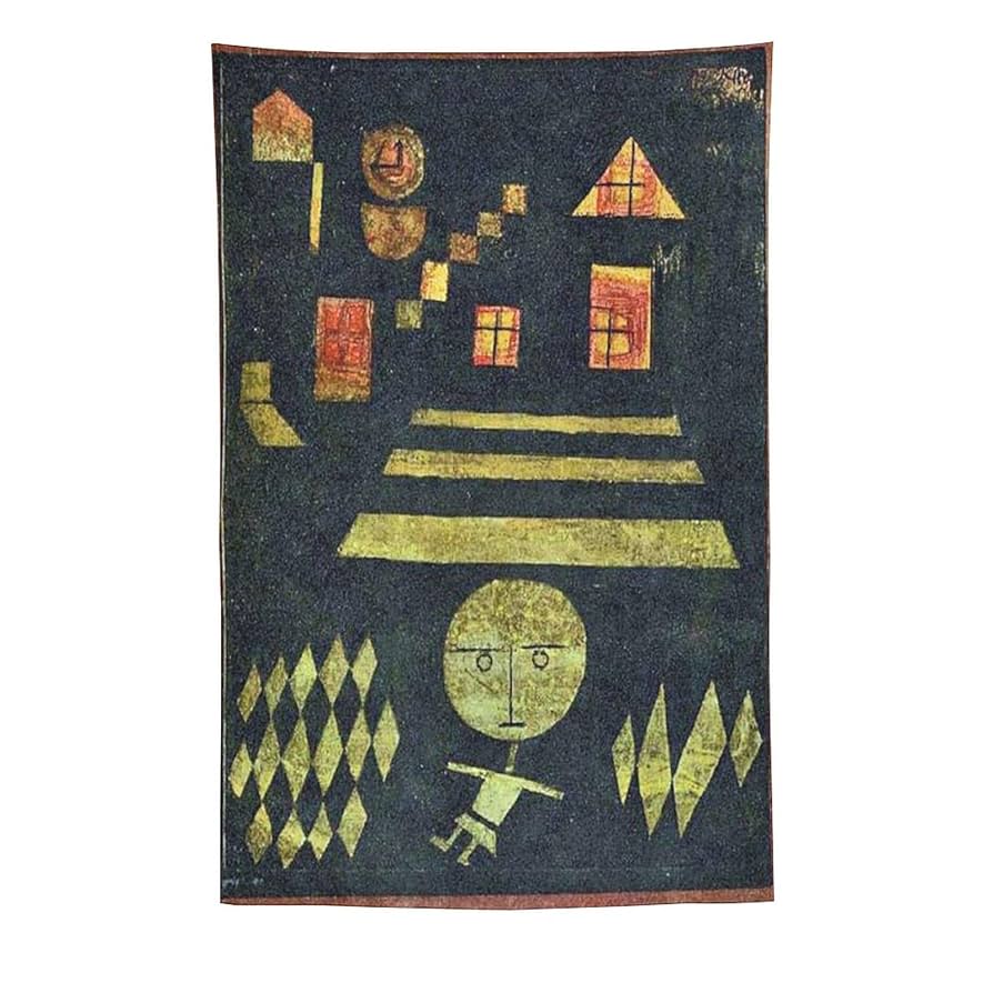 Amazon.co.jp: Paul Kleeパウル・クレー代表作「階段の上の子供