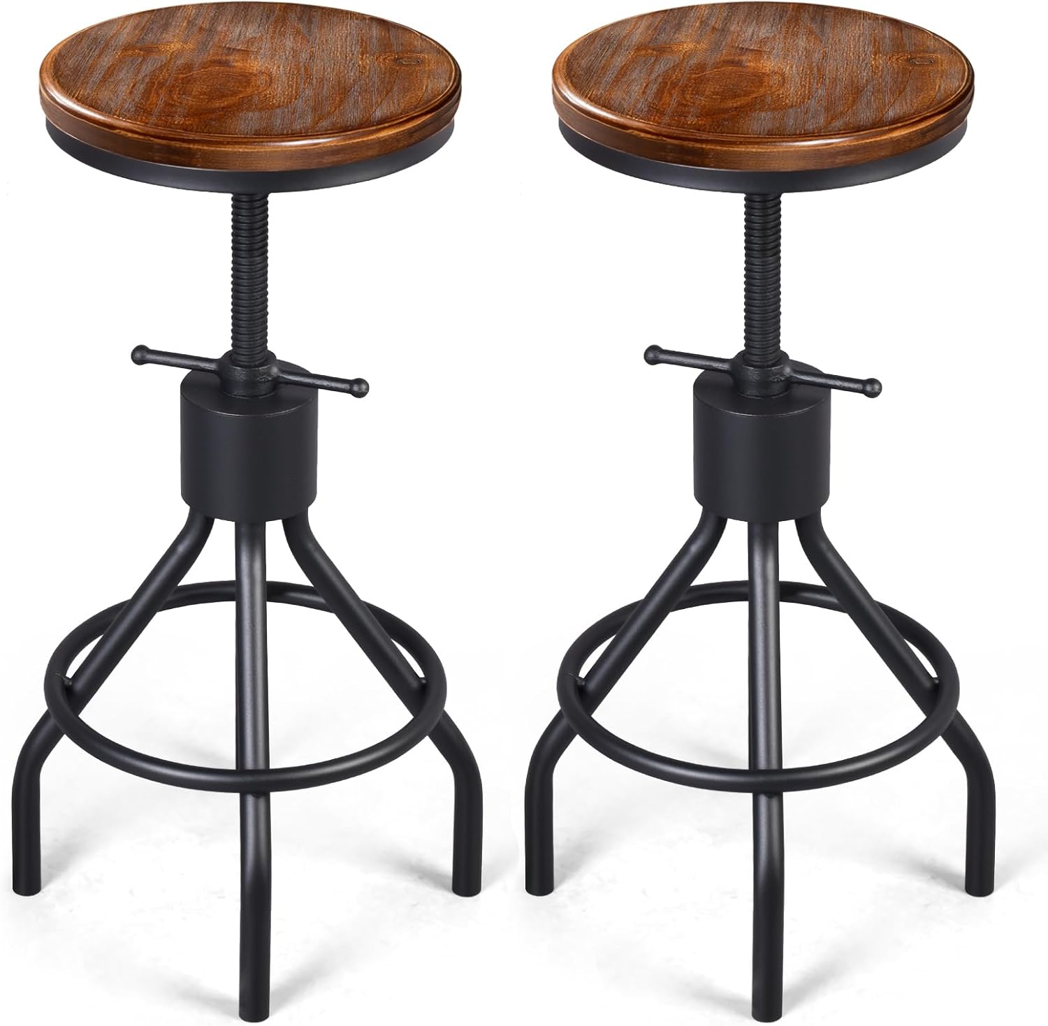 LOKKHAN Set of Industrial Bar Stool-Height UK Ubuy