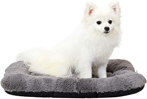 Miniatura 21 de ANWA Cama para perros tamaño mediano, cojín lavable para caja de perro, almohadilla para caja de perro, perros grandes Gris,Gris claro,Camello