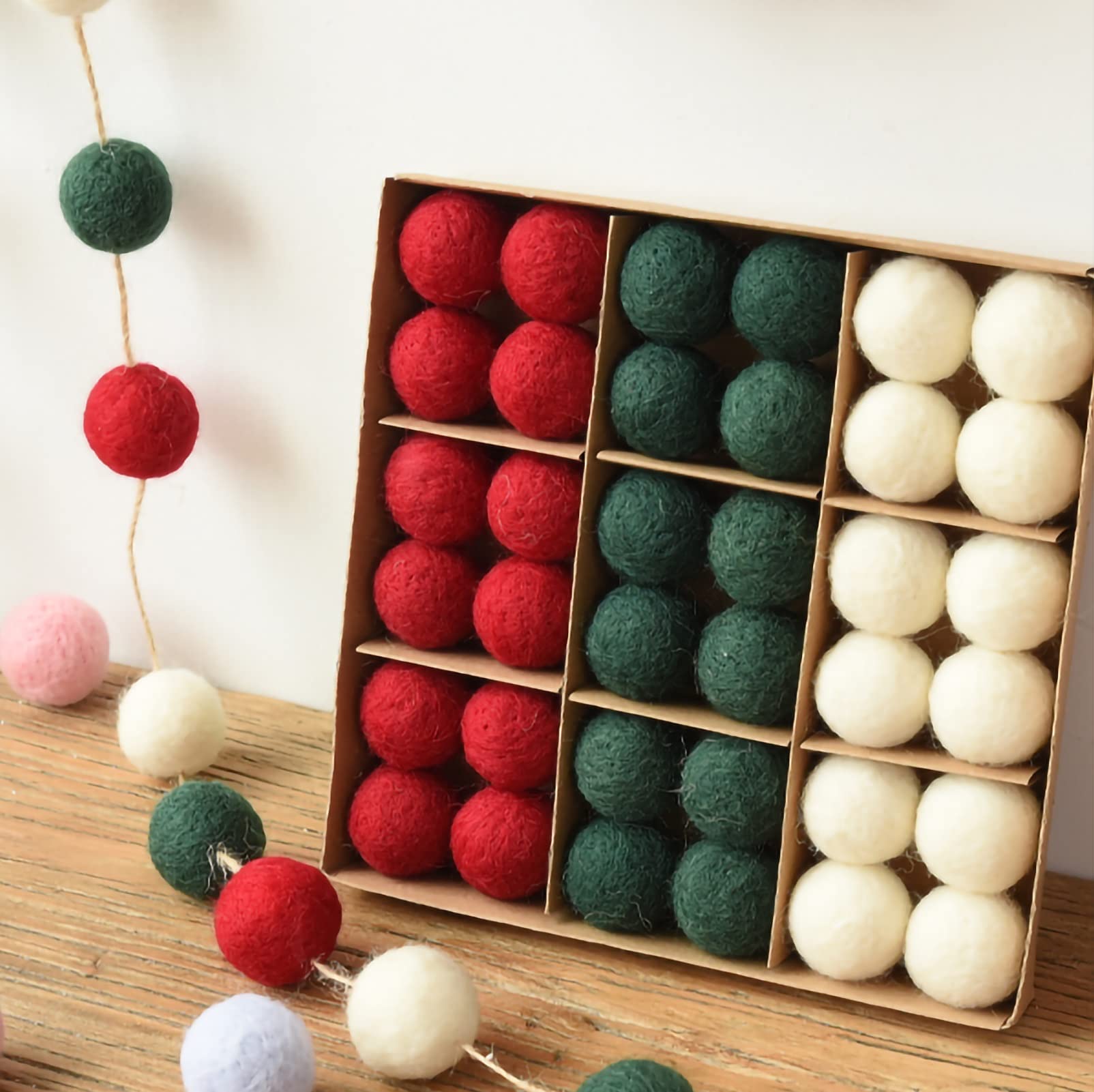 Bombki Choinkowe Ozdoby 30mm / 1,18 "Małe świąteczne ozdoby kulkowe, Shatterproof Christmas Decorations Balls na wakacje Wedding Party Decoration, 36 sztuk Bombki świąteczne(C)
