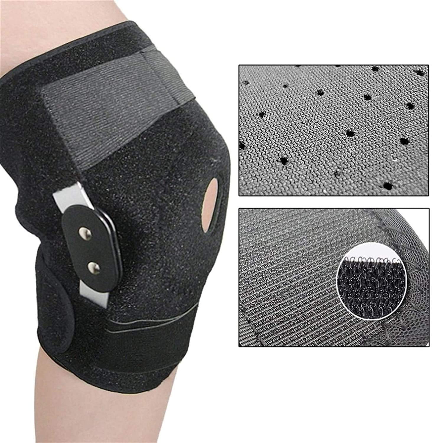 Órtesis De Rodilla Ajustable con Bisagras, Soporte para Ligamentos, Lesiones Deportivas, Férula Ortopédica, Rodilleras Deportivas