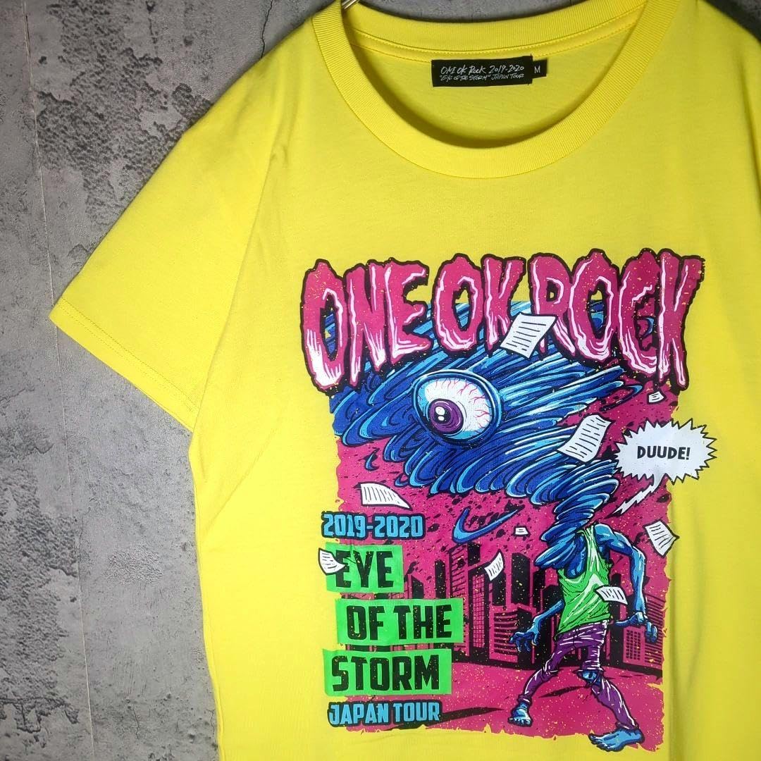 ONE OK ROCK イエロー Tシャツ Lサイズ ONE OK ROCK Tシャツ 日本ドームツアー - メルカリ