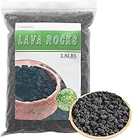 Vista 14 de Rocas de Lava Negras para Plantas - 100% Roca Volcánica Pura Sin Tintes ni Químicos - Las Mejores Piedras de Lava como Cobertura Superior