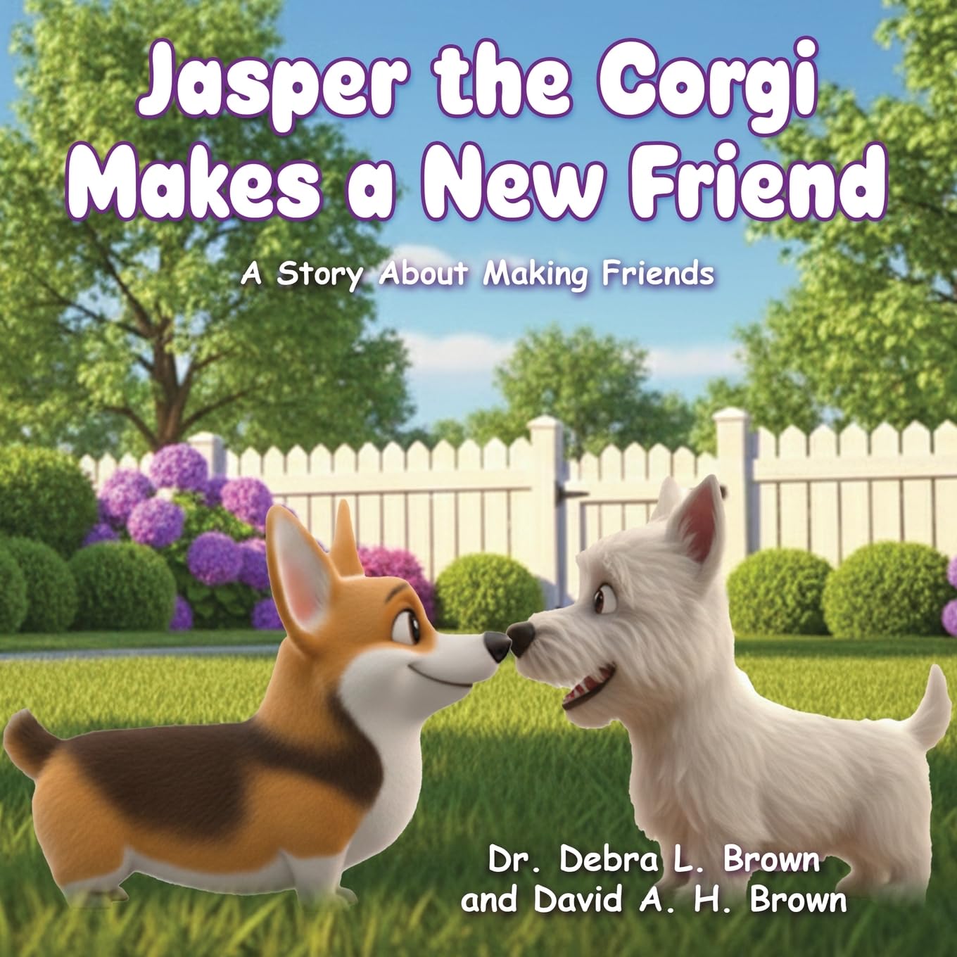 Jasper the Corgi Makes a New Friend: A Story About Making Friends: 2