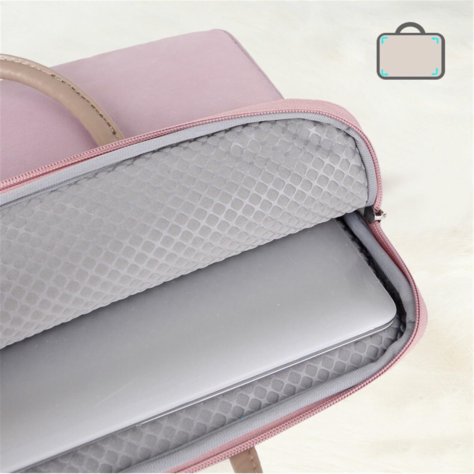 Biurowa torba na laptopa Oxford, smukła torba biznesowa z uchwytem na laptopa i tablety, czarny, M