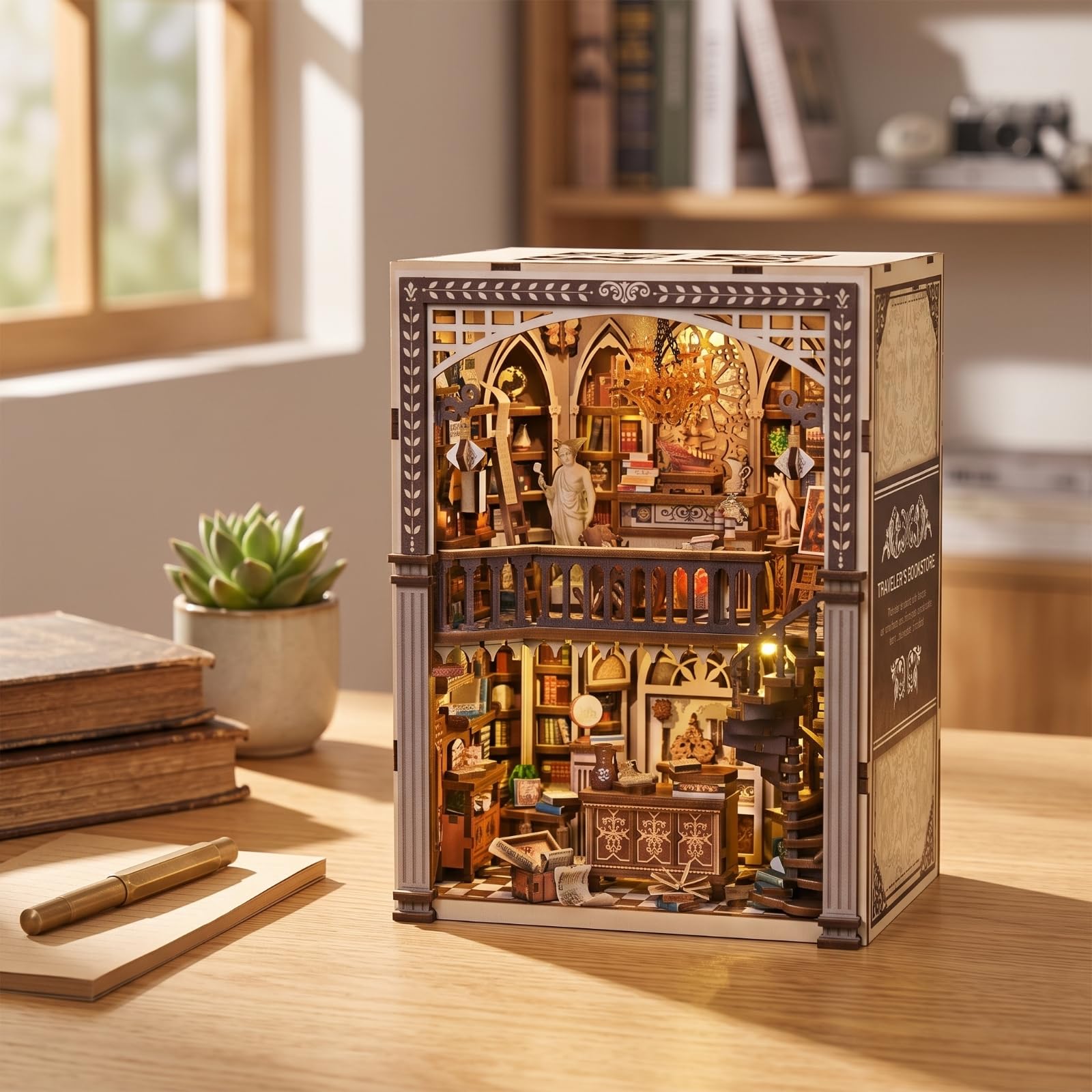 predolo Angolo Libreria Caldo Miniature Case Fai