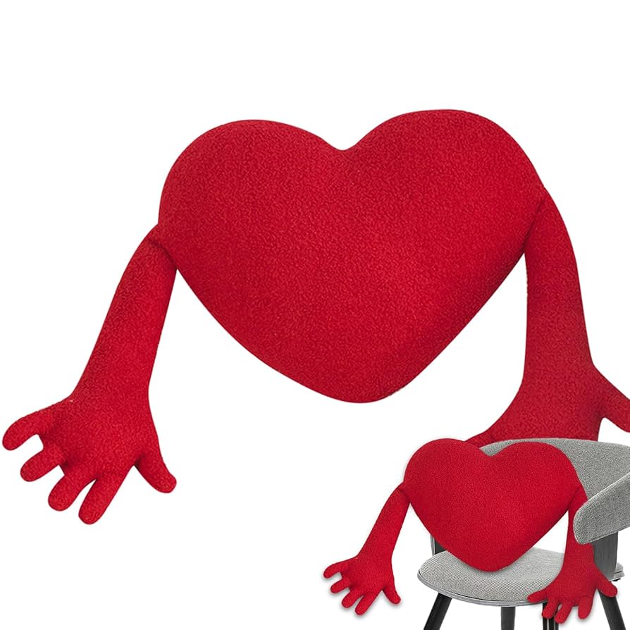ハート あみぐるみ クッション ぬい Amazon.co.jp: ラブハートぬいぐるみクッション、アーム付きラブ