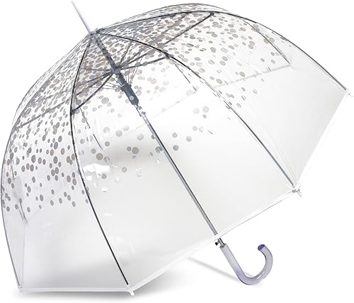 ShedRain Paraguas de burbujas, transparente, lluvia y resistente al viento, perfecto para bodas, bailes, eventos al aire libre, apertura automática,