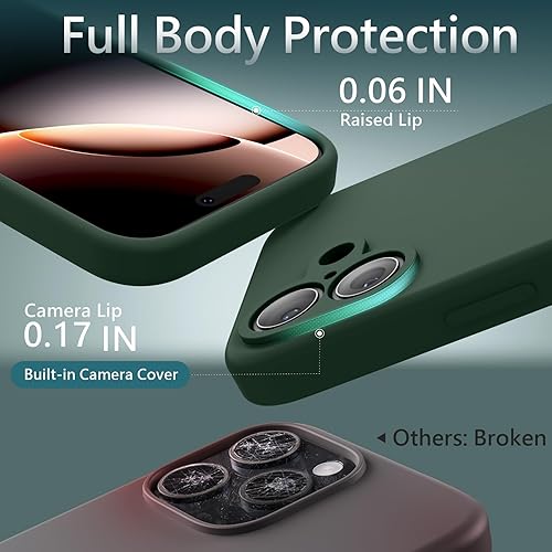 Miniatura 7 de FireNova Funda para iPhone XR, silicona mejorada bordes cuadrados y protección de cámara funda para teléfono con forro de microfibra suave