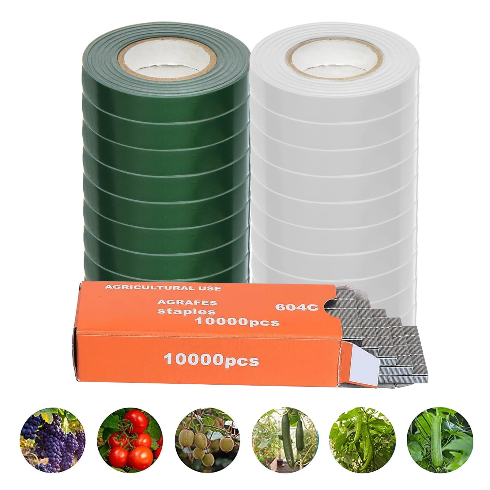 Nastro Per Piante Da Giardino Verde 3 Cm X 50 M – Fascette Riavvolgibili, Traspiranti E Resistenti - 3