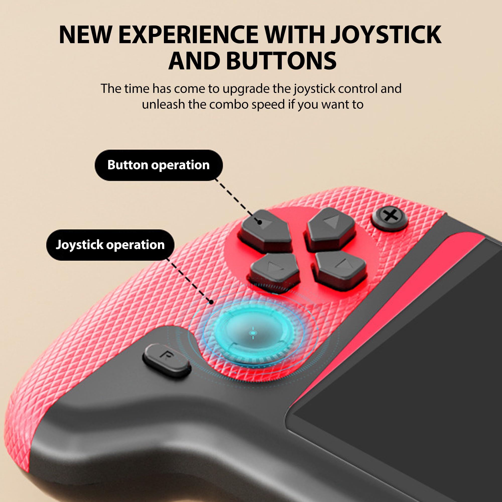Homly Handheld Games Console, Retro Gaming System with 500 Built-in Classic Games, 3.5" IPS Screen, Two-Player Support - Image 4