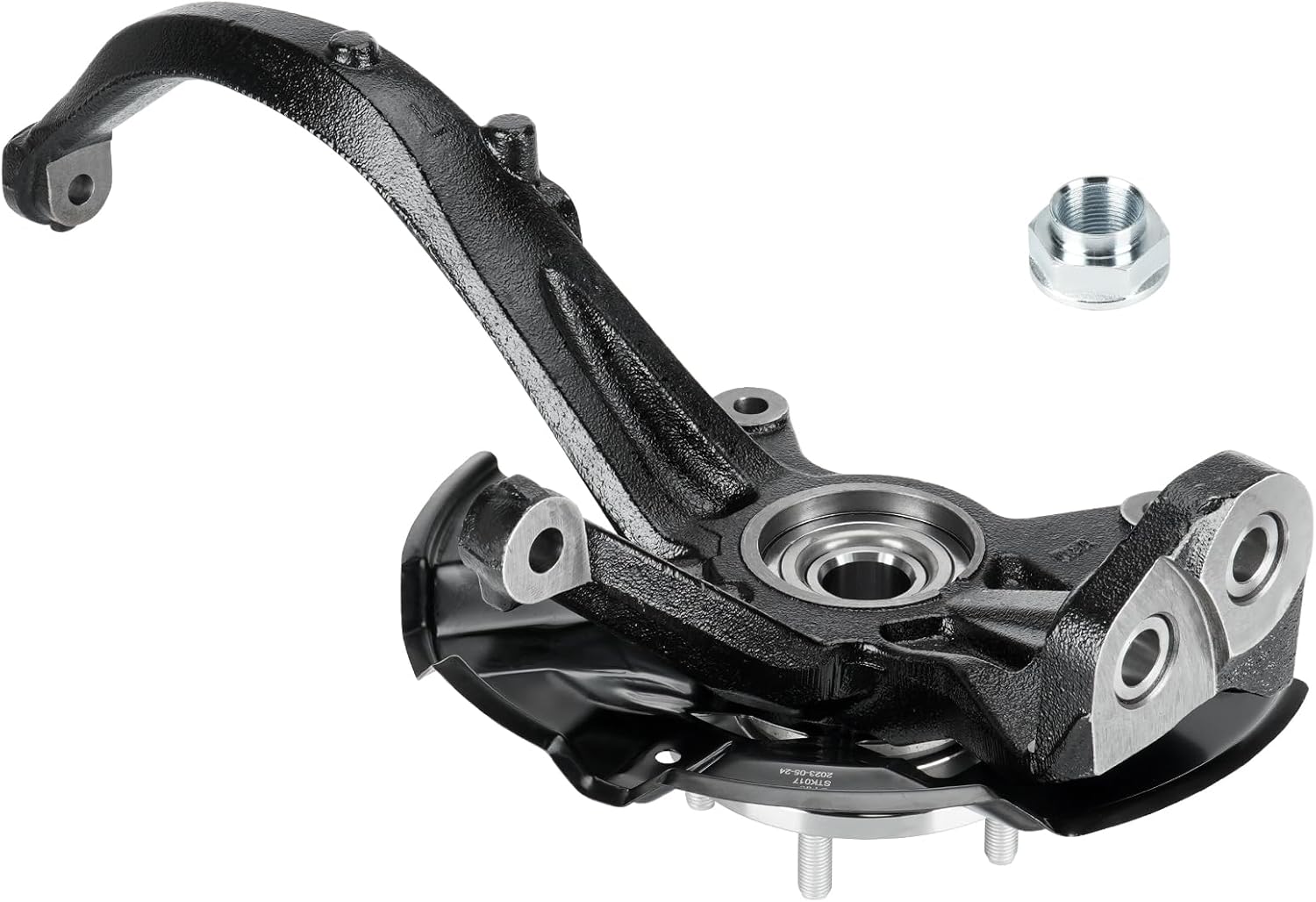 Front Right Wheel Hub Bearing Steering Knuckle Assembly for Ford Fusion 2006-2012, for Lincoln MKZ 2007-2012, for 2006 Zephyr, for Mercury Milan 2006-2011, Passenger Side, 698-408 698408 LK012