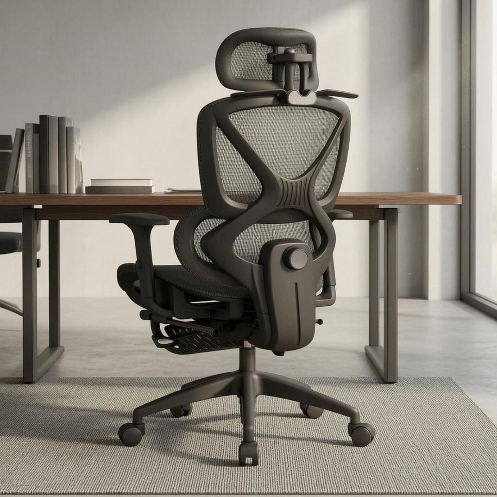 Silla Ergonómica de Oficina Silla de, Negro, Style to 4