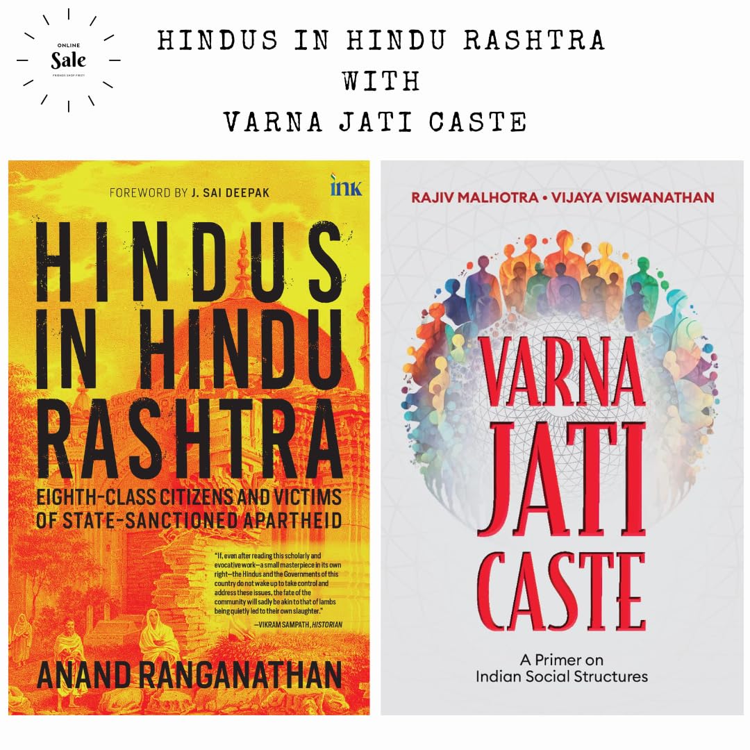 Hindus in Hindu Rashtra (Eighth-Class Citizens and Victims of State-Sanctioned Apartheid) with Varna Jati Caste (Set of 2 Books)