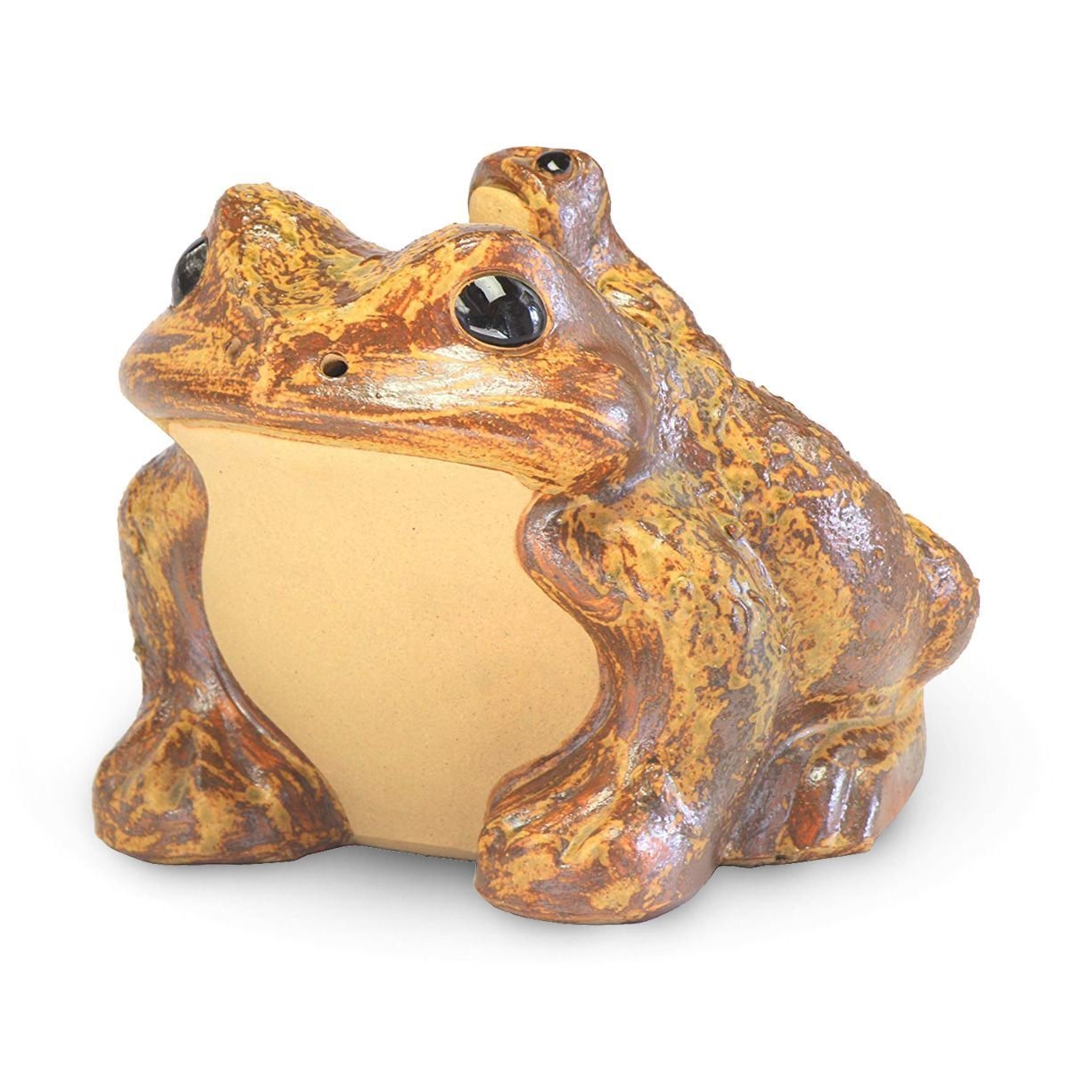 カエル付き信楽焼花器　骨董品　時代物　希少品　ヴィンテージ品　一品物　早い者勝ち カエル付き信楽焼花器 骨董品 時代物 希少品 ヴィンテージ品 一品物