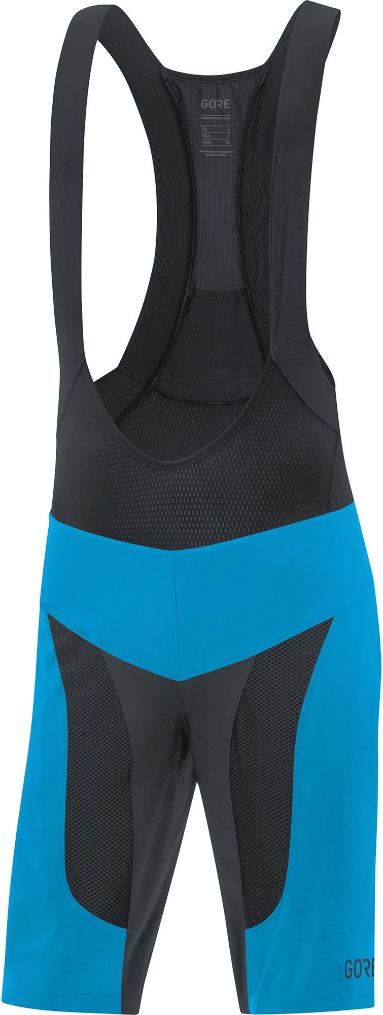 GORE Wear Men's Breathable 2 in1 Mountain Bike Bib Shorts, Short, With Pad, GORE Wear C7 Pro 2in1 Bib Shorts +, 100009