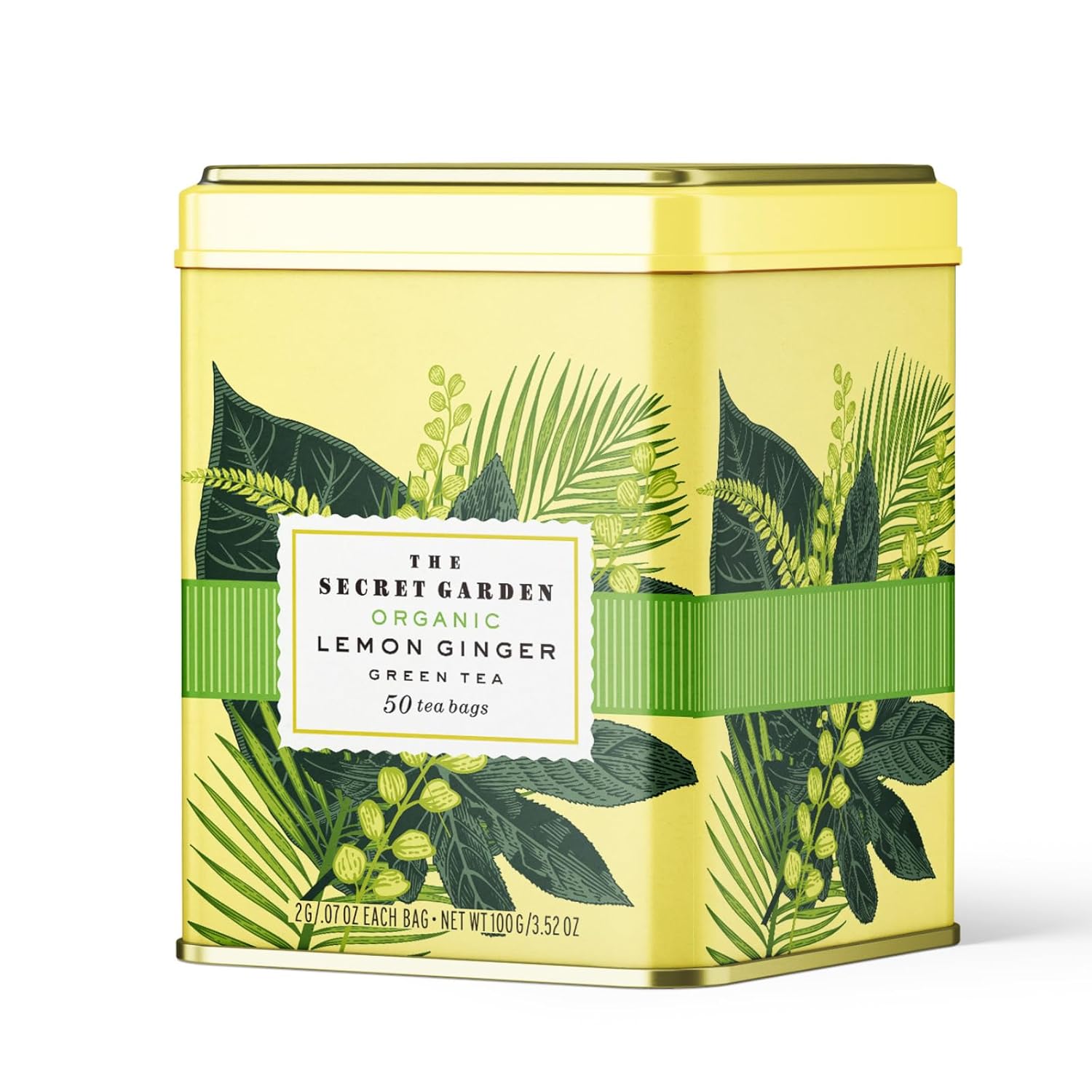 Life Plus Style Gourmet The Secret Garden Organic Tea Gift Set 80 Tea Bags 8 Flavors Green & Black Assorted Pack Sampler Tea Set Collection with Mango & Fruit Infusions Premium Birthday Gift for Women