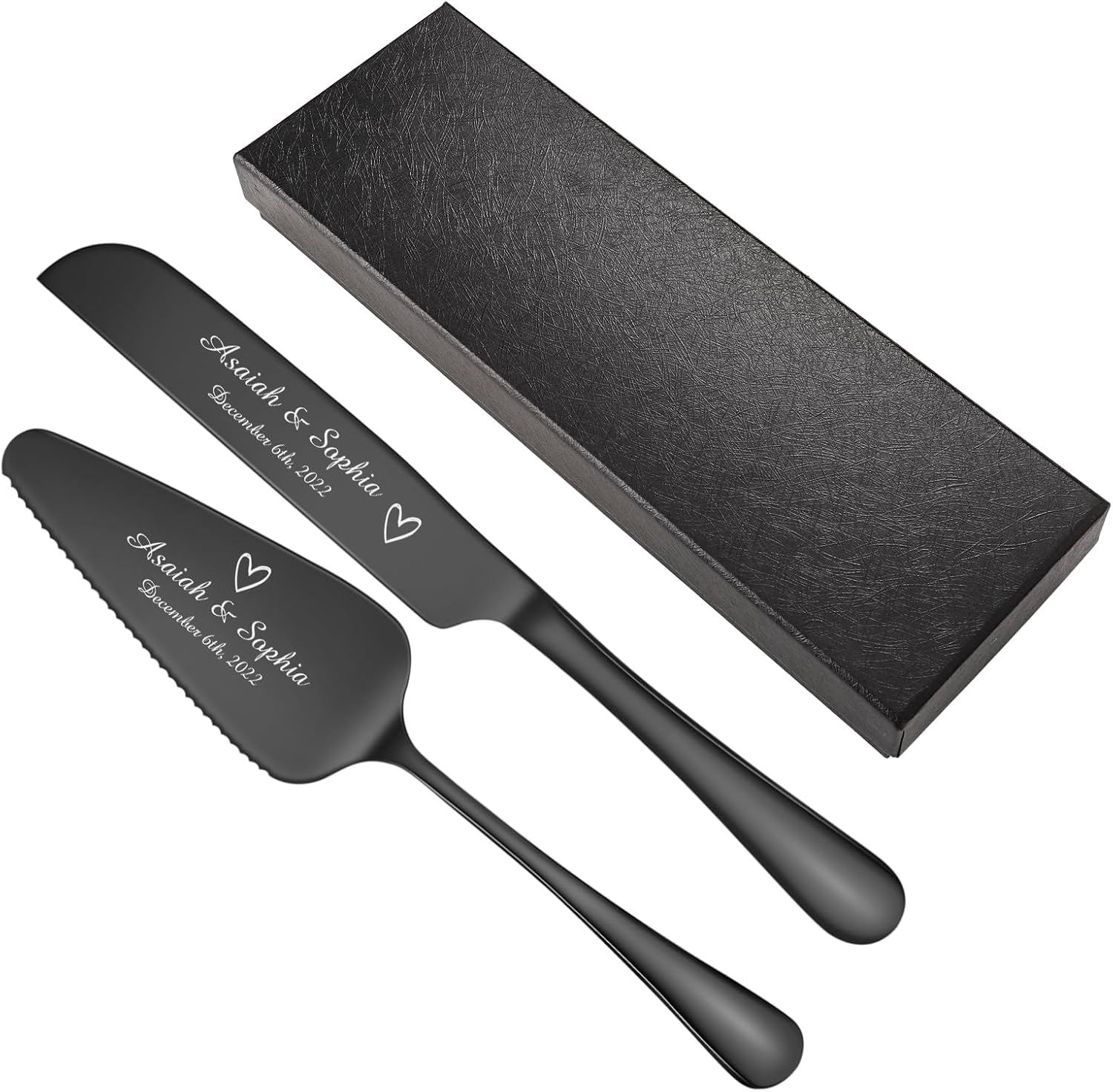 Atdesk Personalized Cake Cutting Set for Wedding