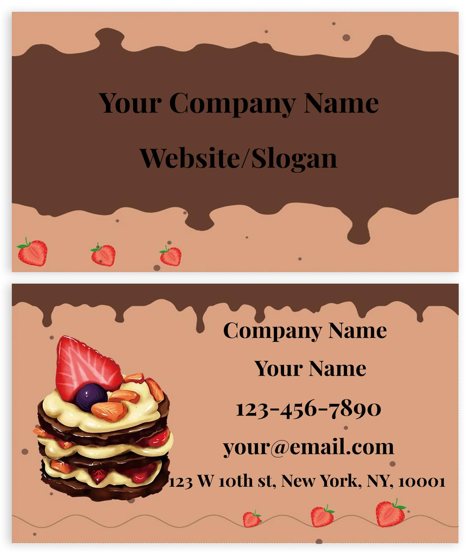 Custom Business Cards Personalized Business Cards with Logo Double Sides Printed Coated Paper for Office Business - 3.5" X 2" - Your Own